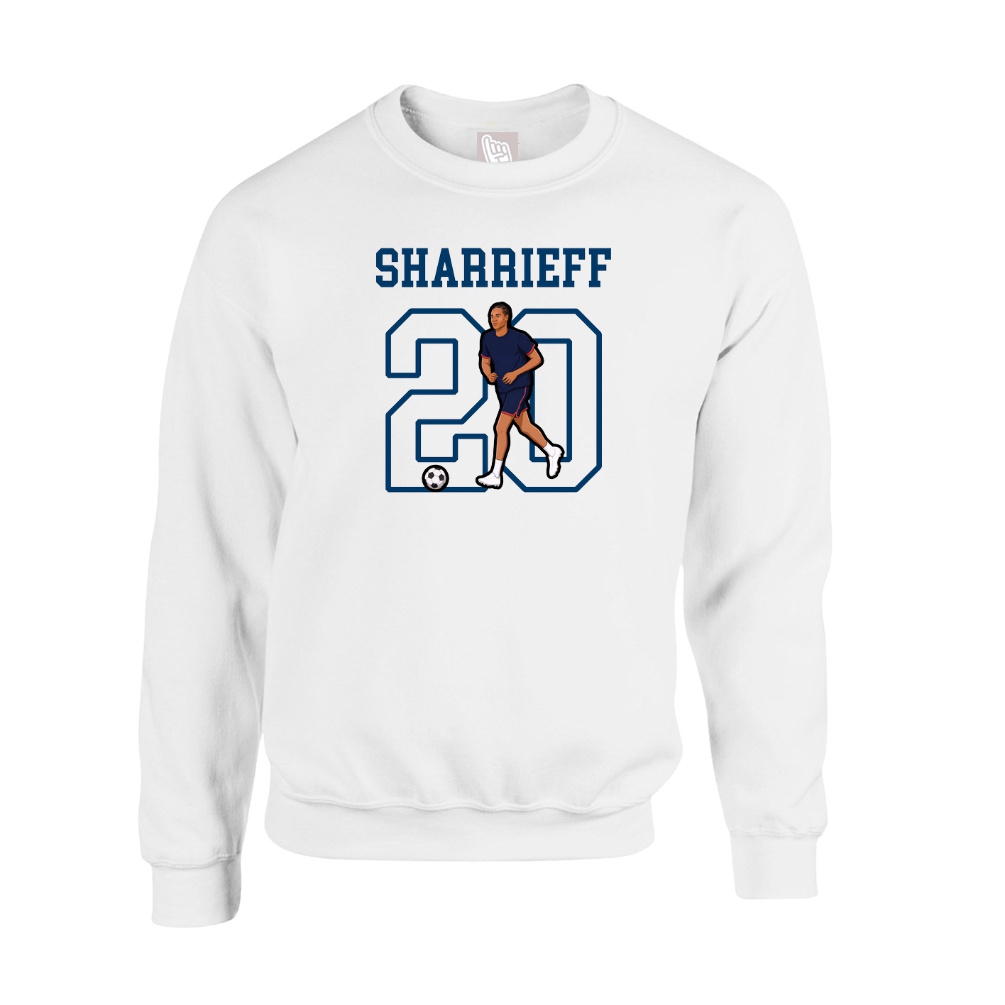 Fleece Crew — Shirsey in White