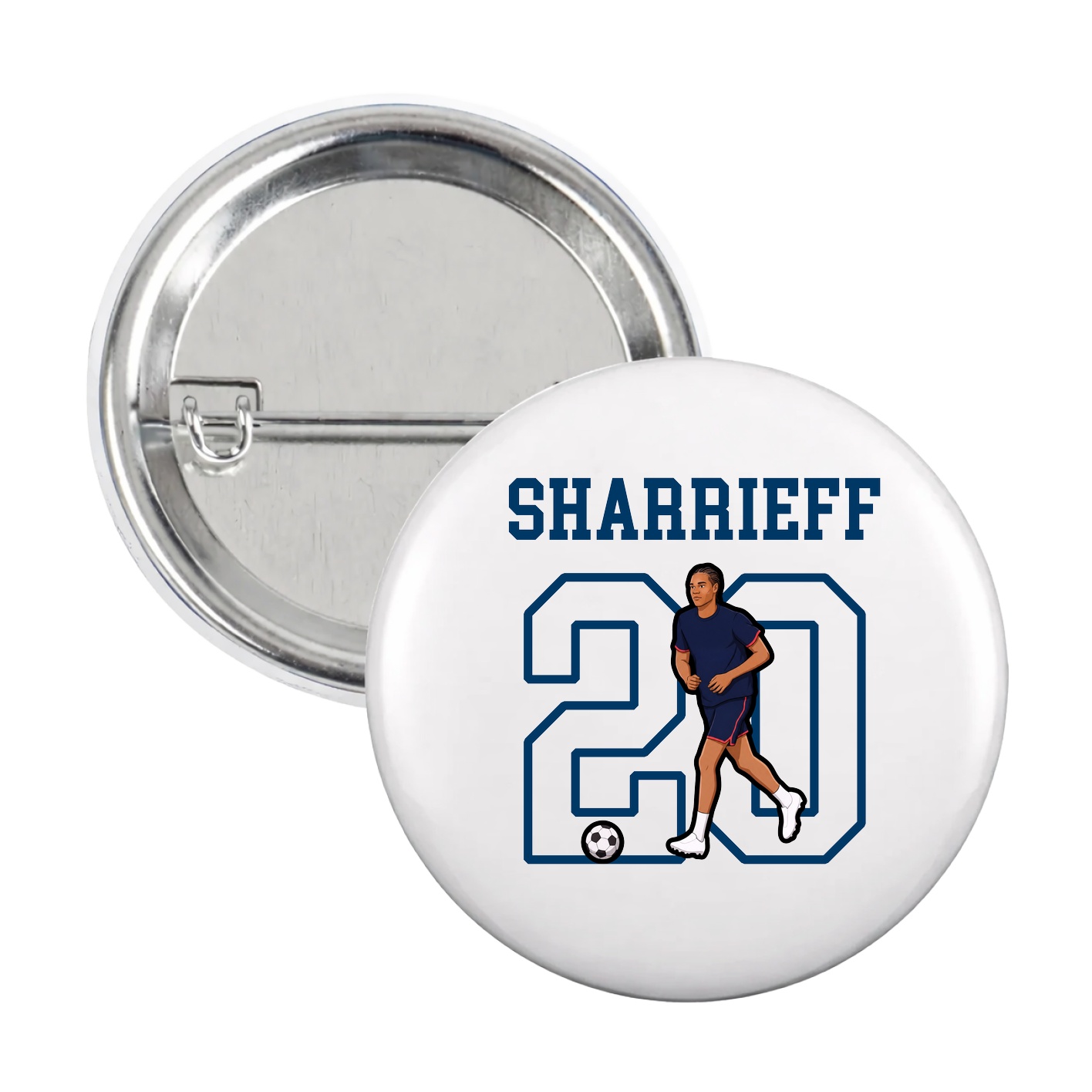 Game Day Button — Shirsey in White