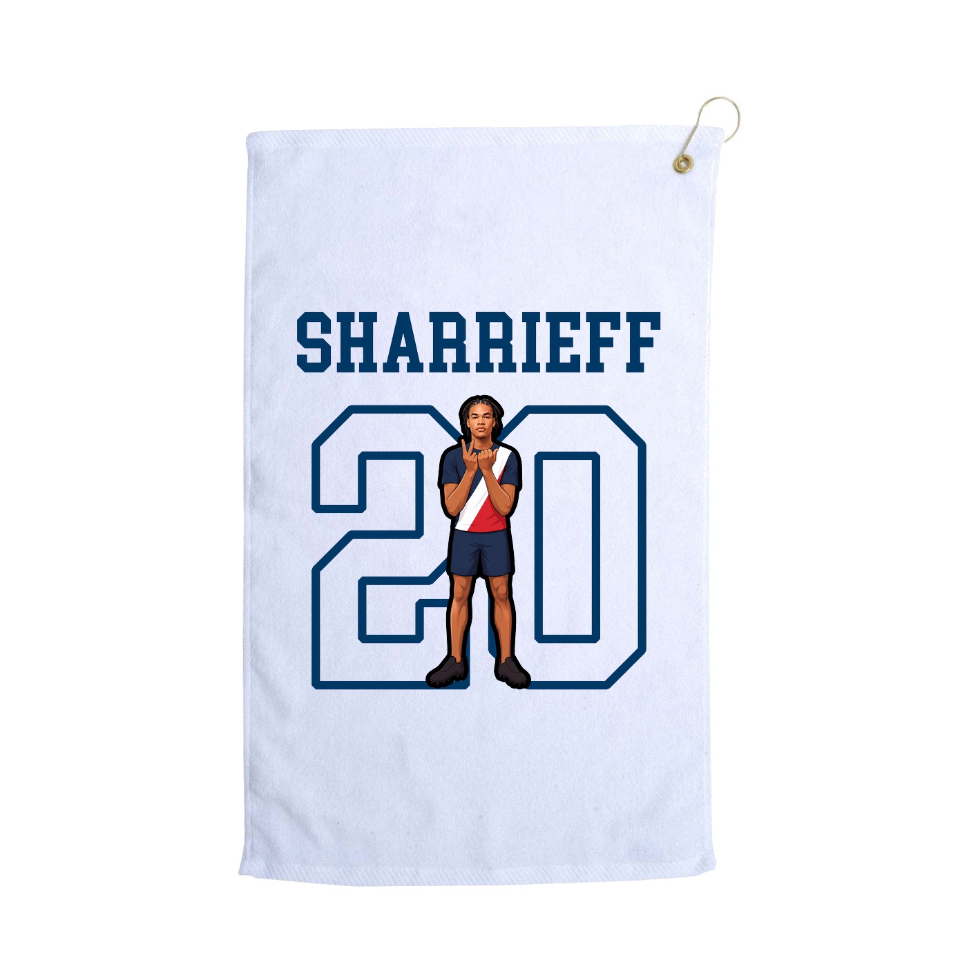 Golf Towel — Shirsey in White