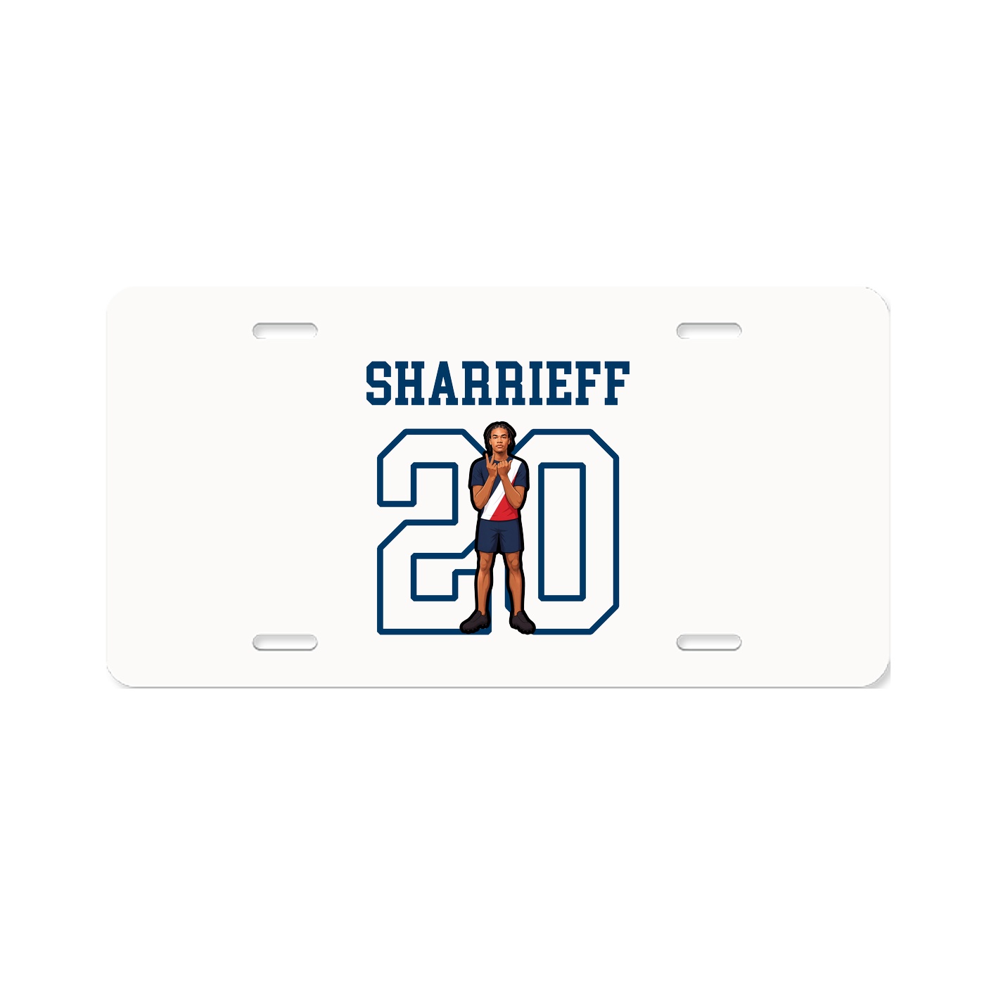 License Plate — Shirsey in Classic