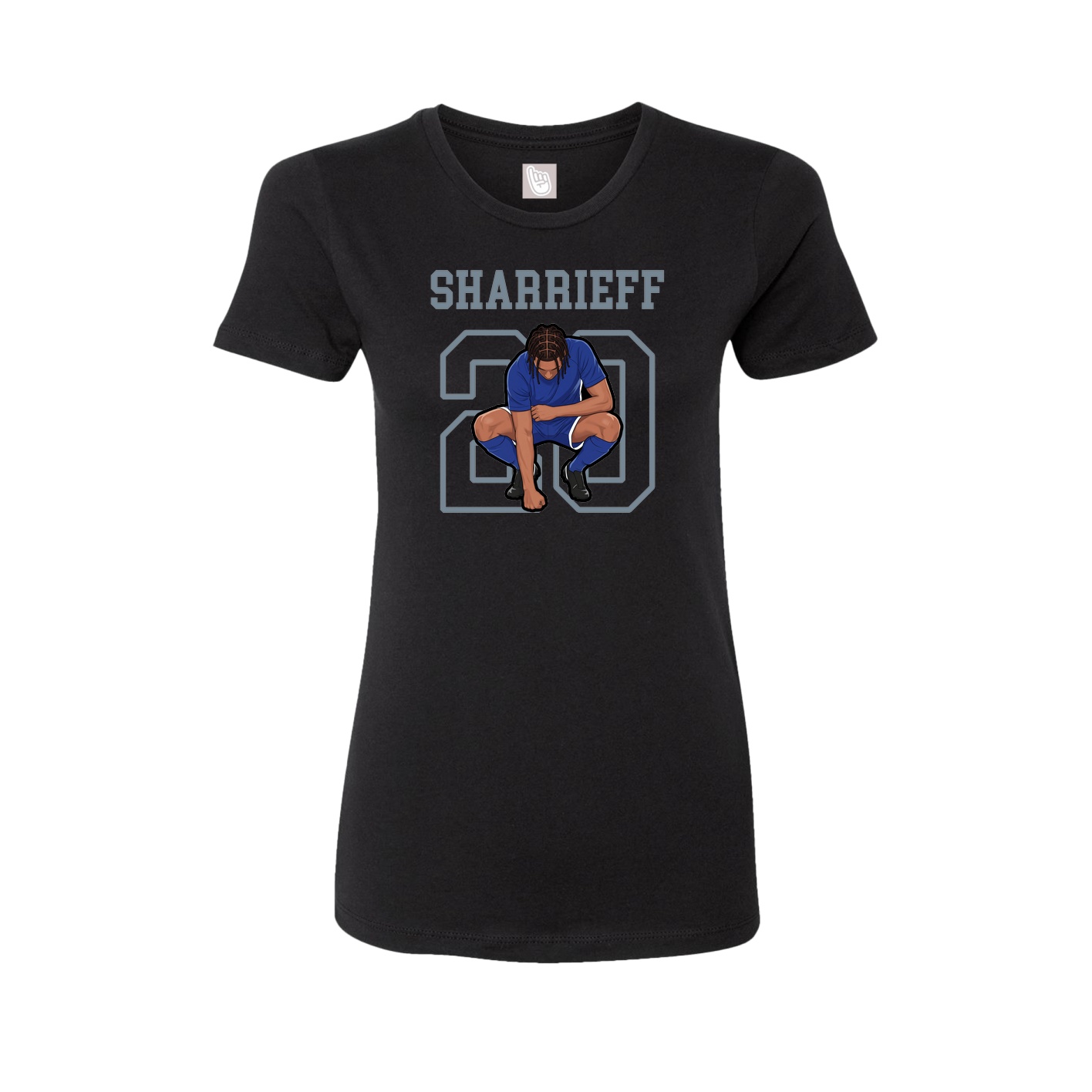 Fitted Women's Tee — Shirsey in Black