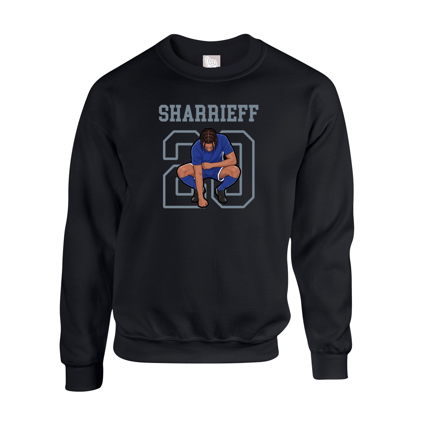 Fleece Crew — Shirsey in Black