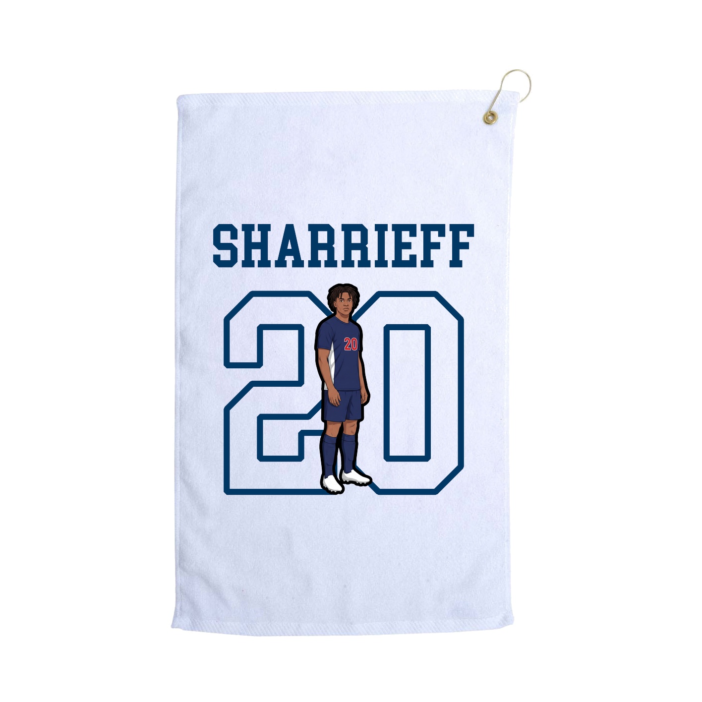 Golf Towel — Shirsey in White