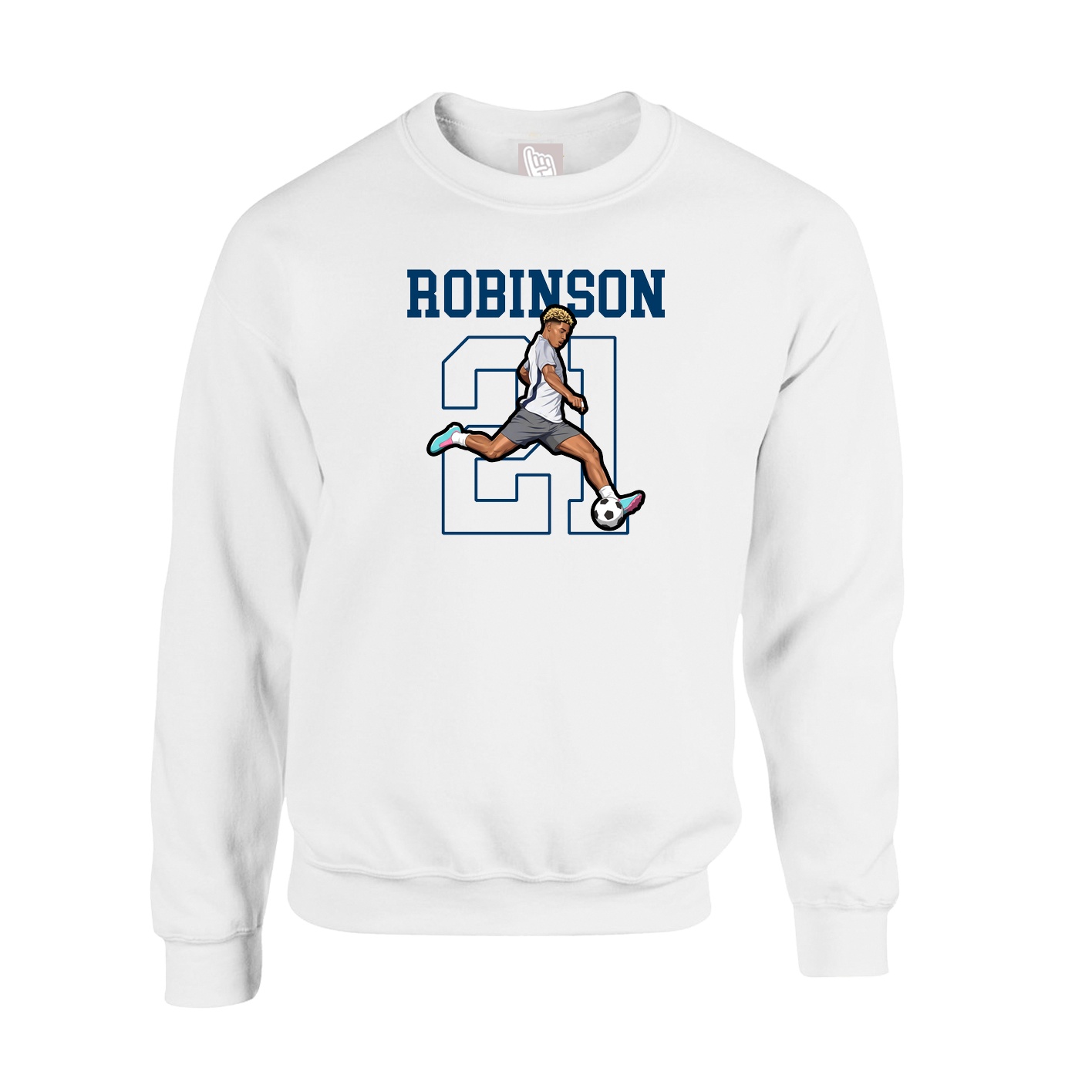 Fleece Crew — Shirsey in White
