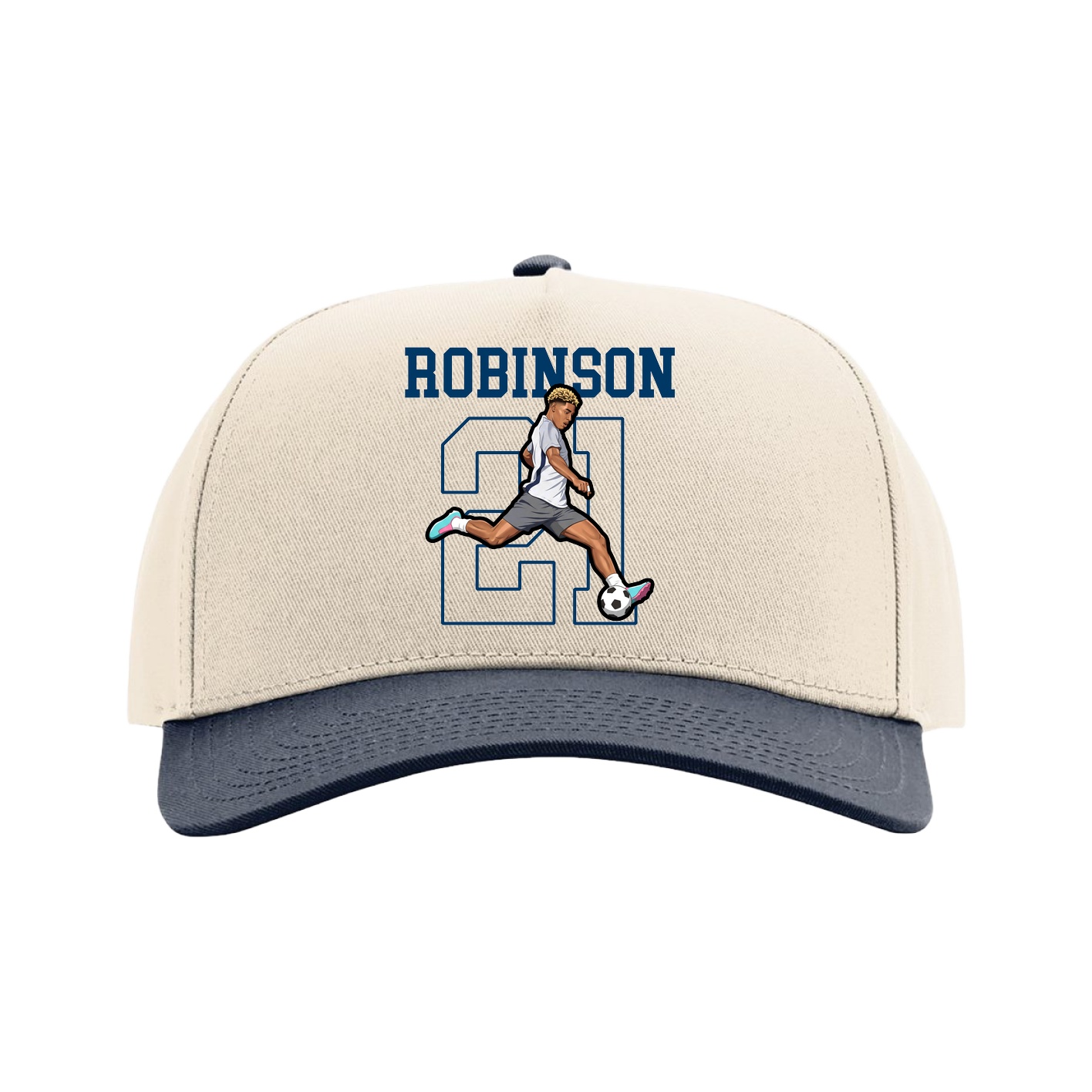 Full Fabric Five-Panel Champ Cap