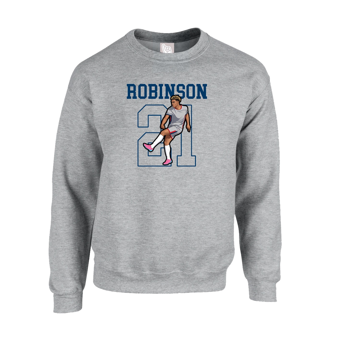 Fleece Crew — Shirsey in Grey