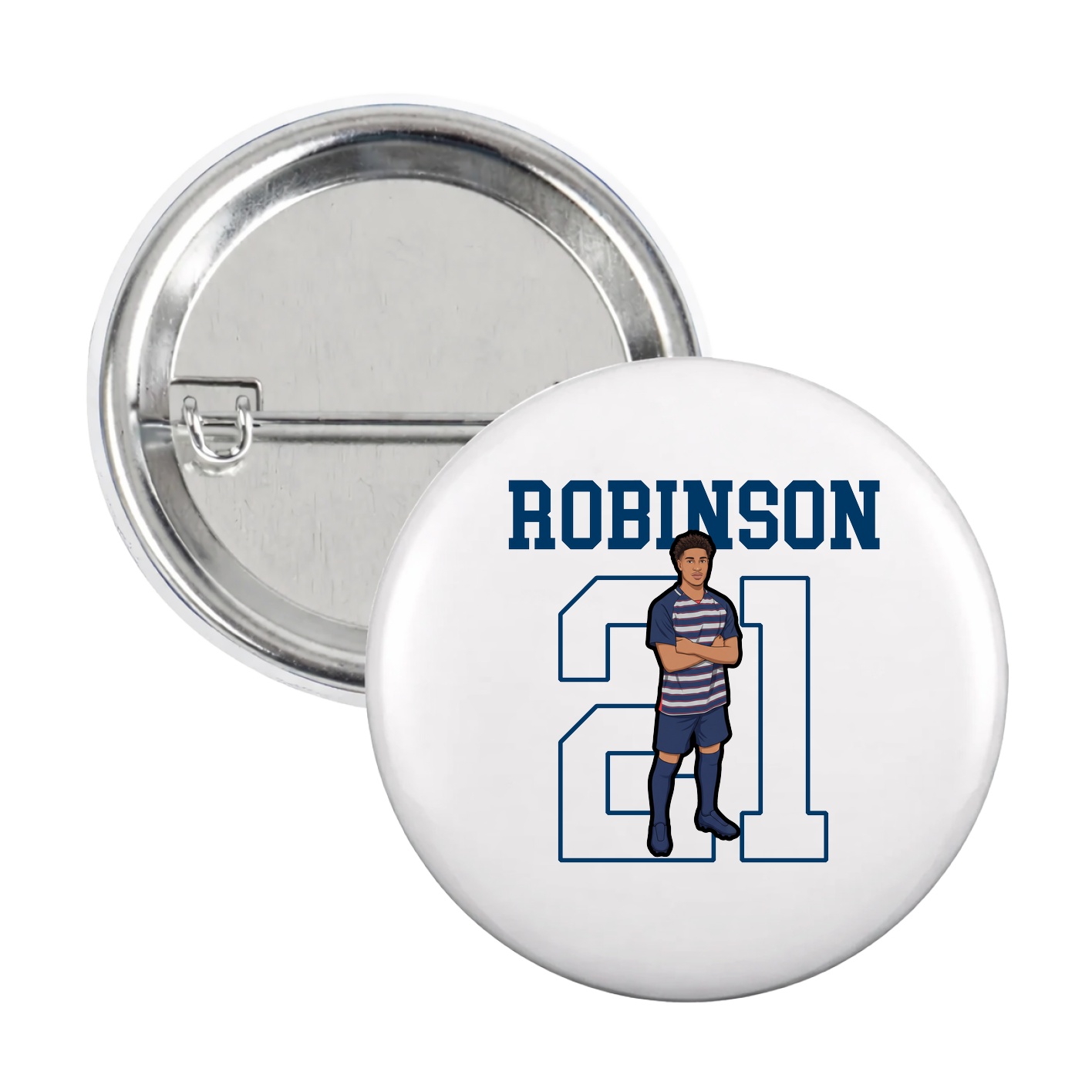 Game Day Button — Shirsey in White