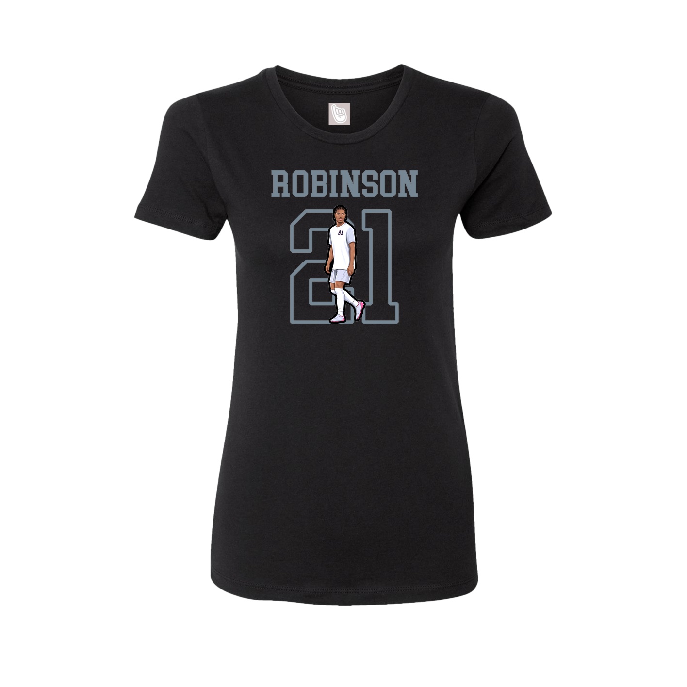 Fitted Women's Tee — Shirsey in Black