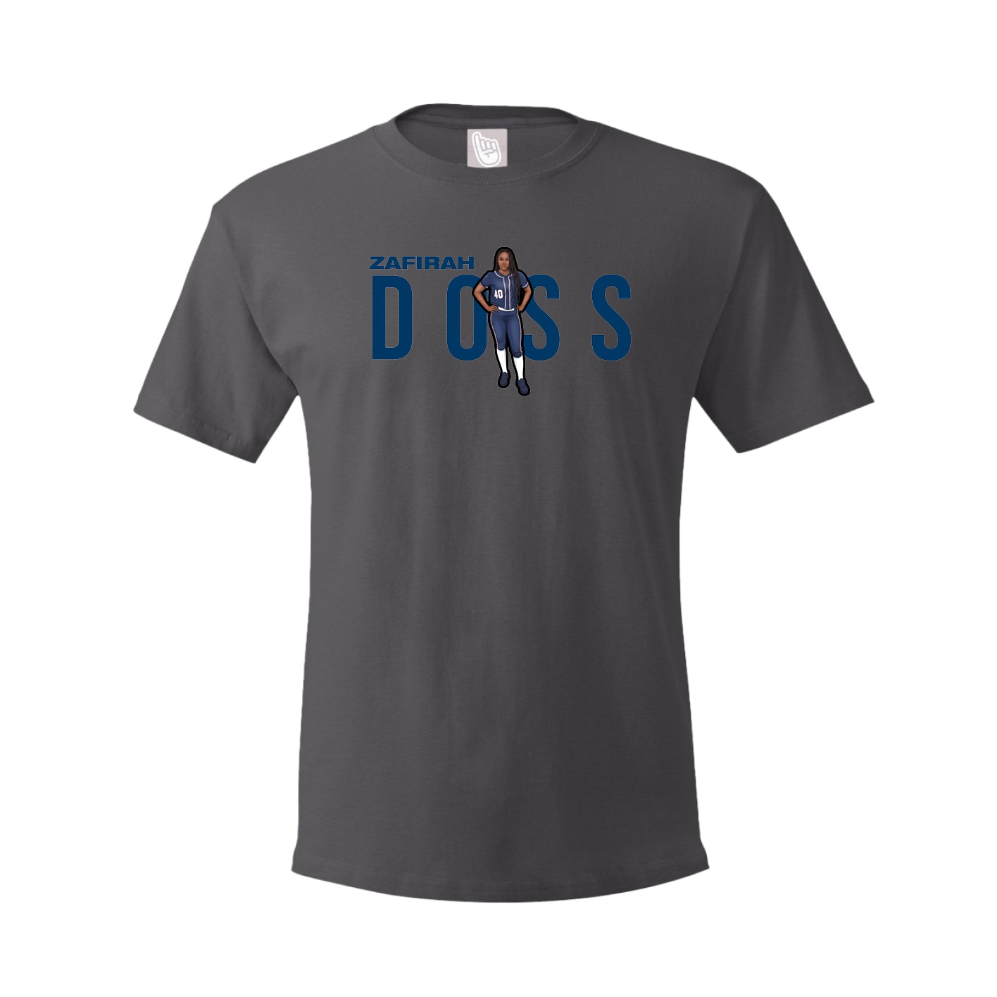 Tee — Player Name in Grey