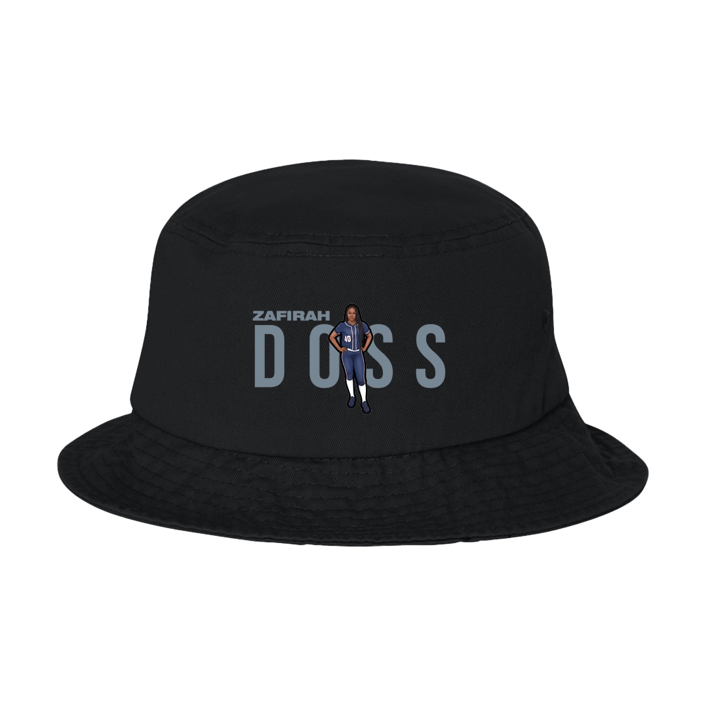 Bucket Cap — Player Name in Black