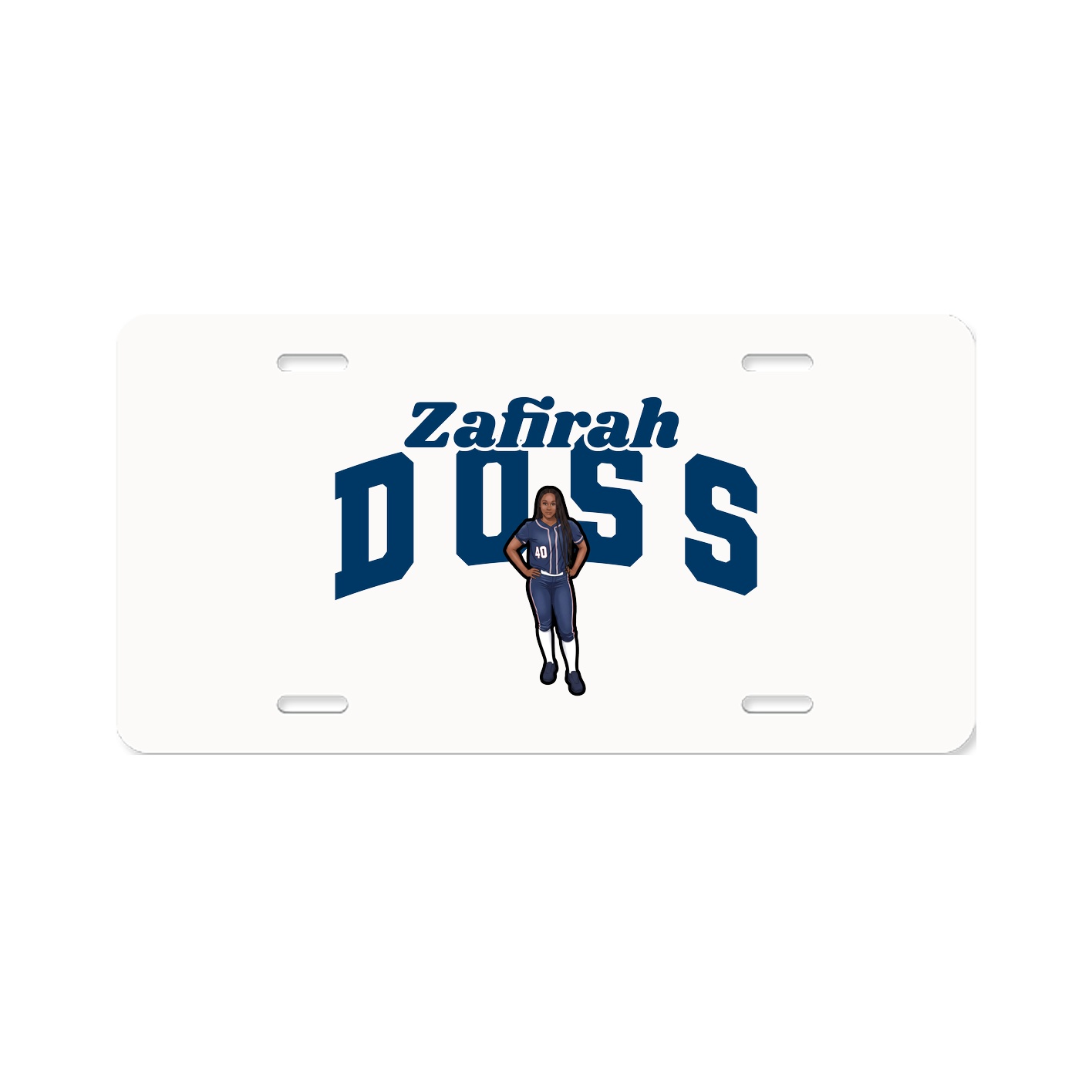 License Plate — Signature Arch in Classic