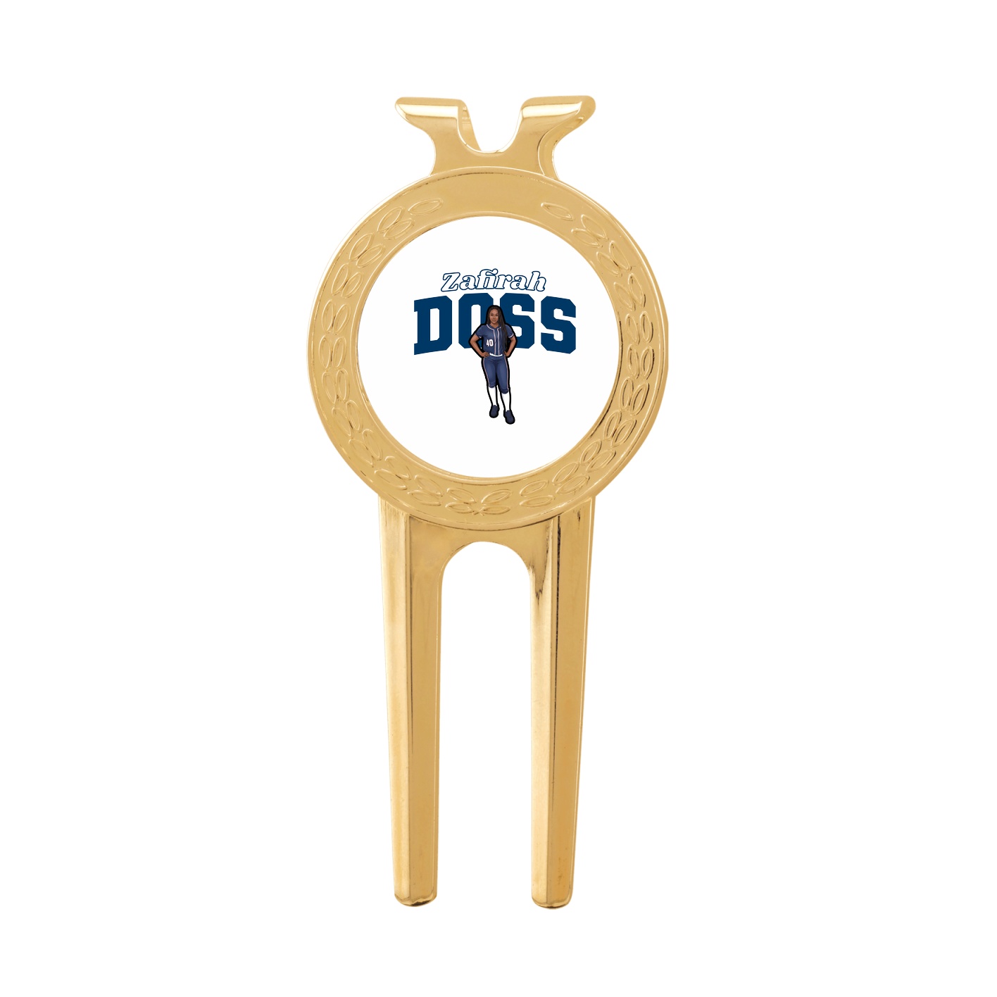 Divot Tool with Ball Marker — Name Arch in Classic