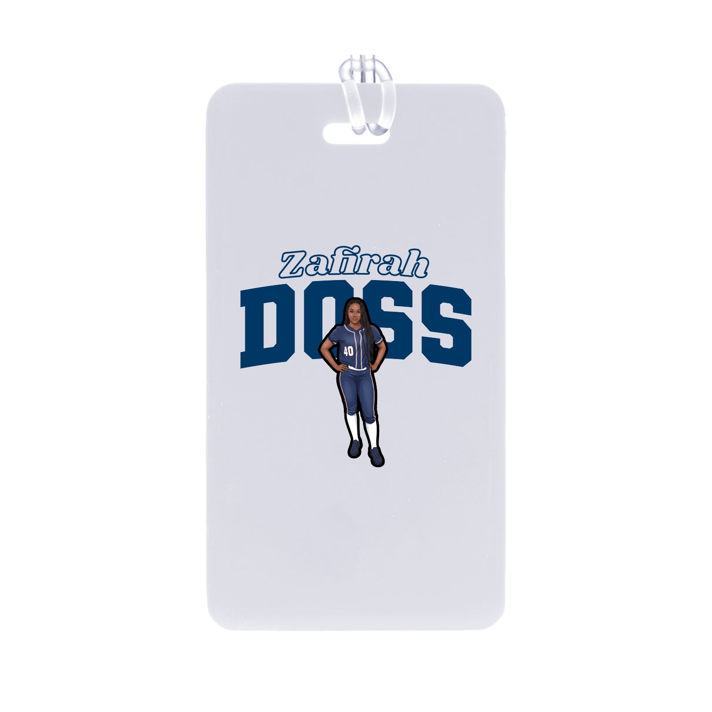 Bag Tag — Name Arch in Classic