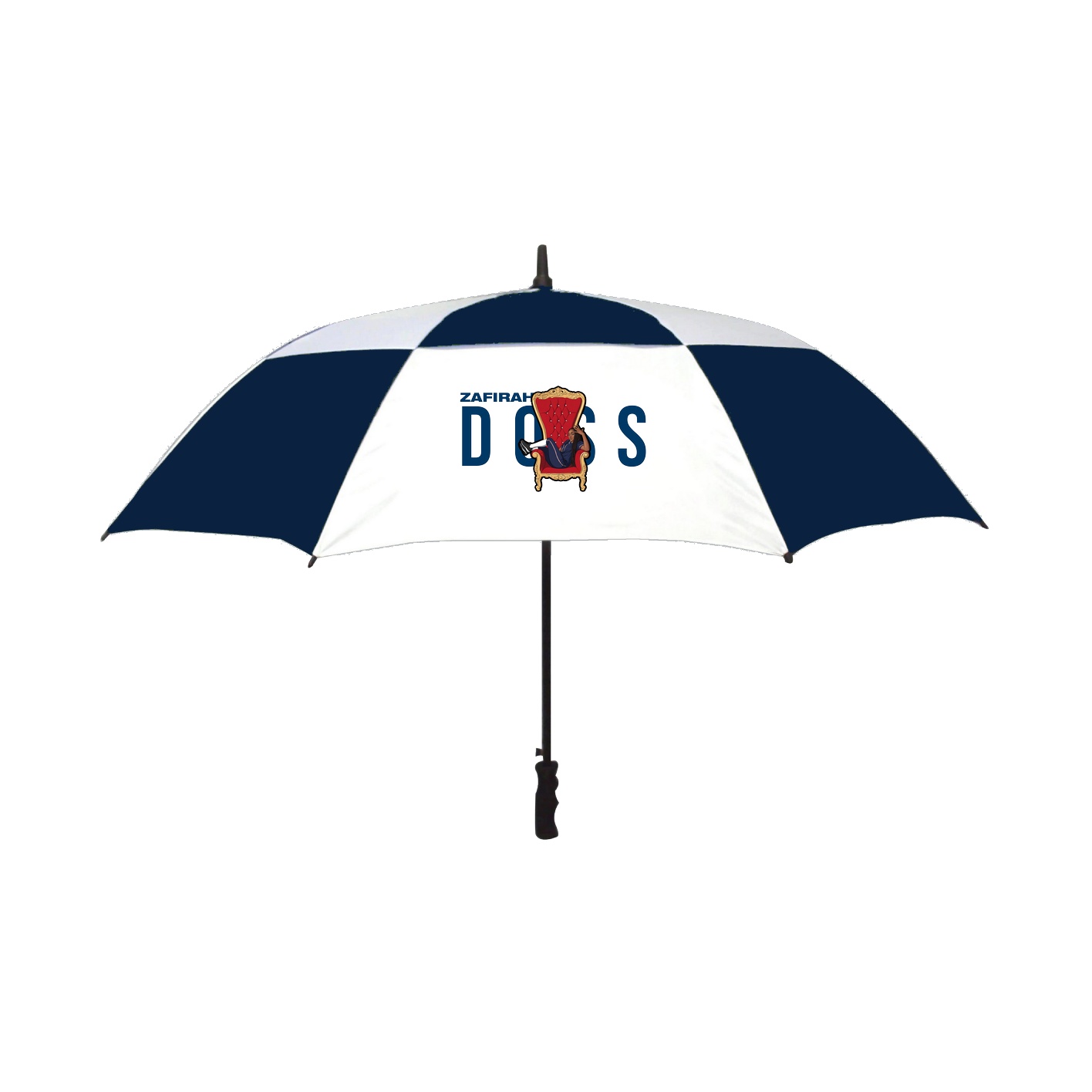 Golf Umbrella — Player Name in Navy