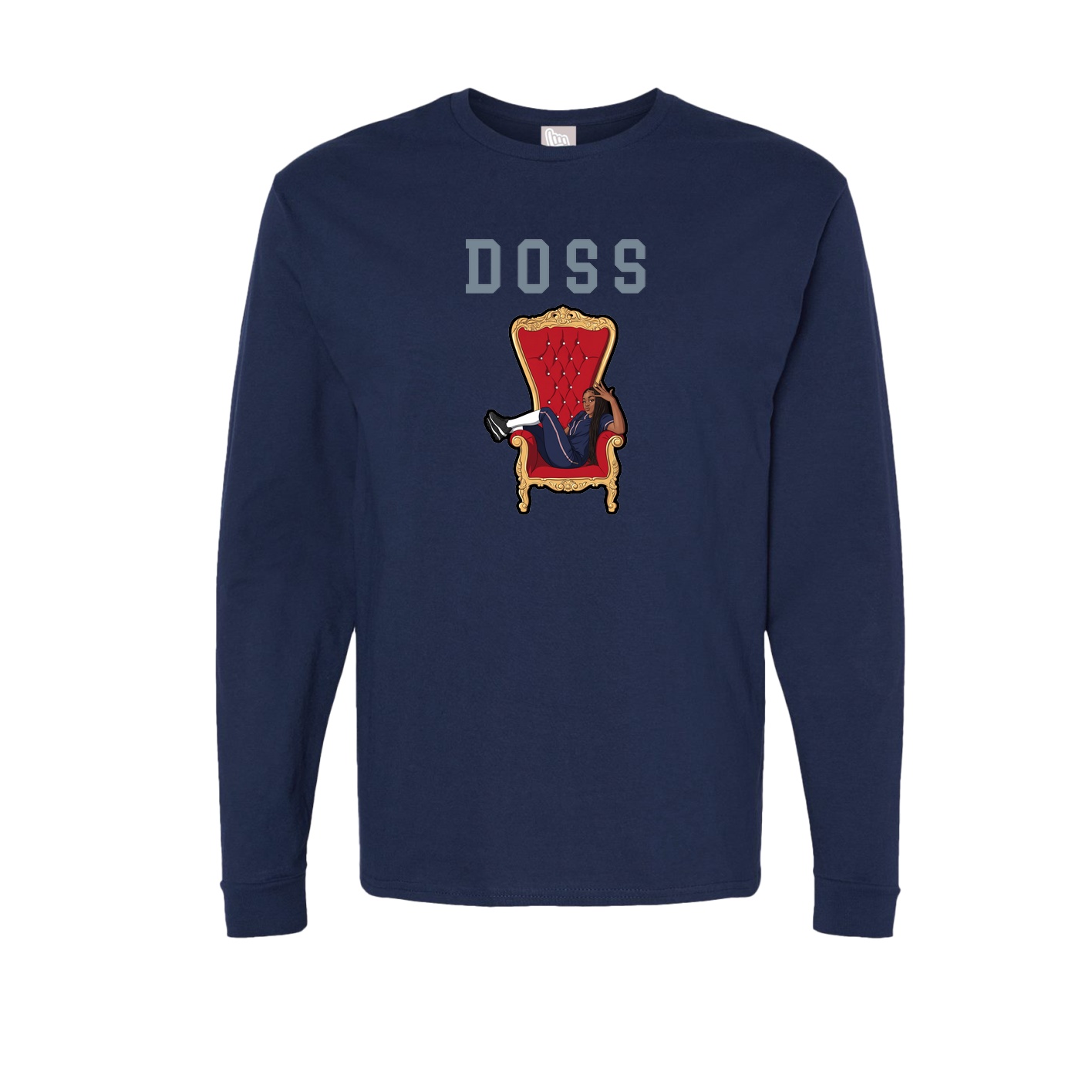 Long Sleeve Tee — Shirsey in Navy