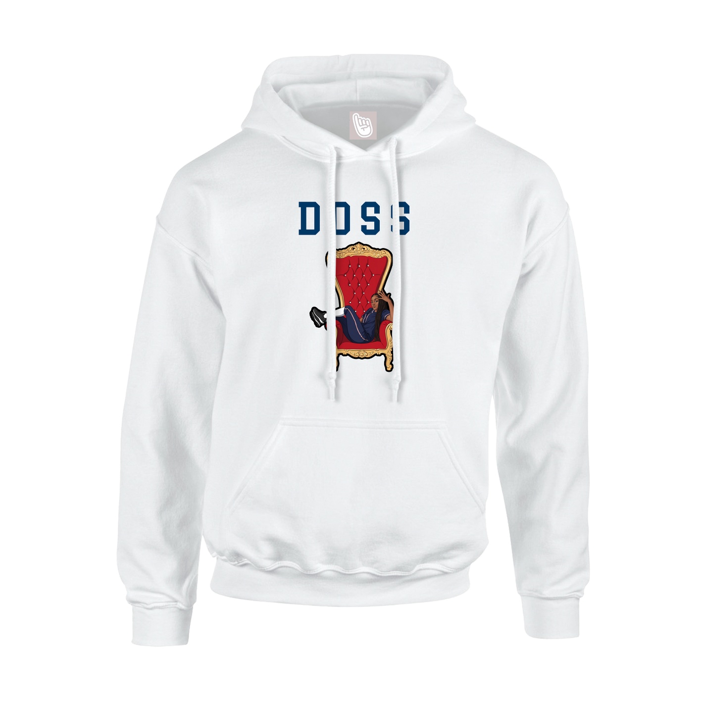Hoodie — Shirsey in White
