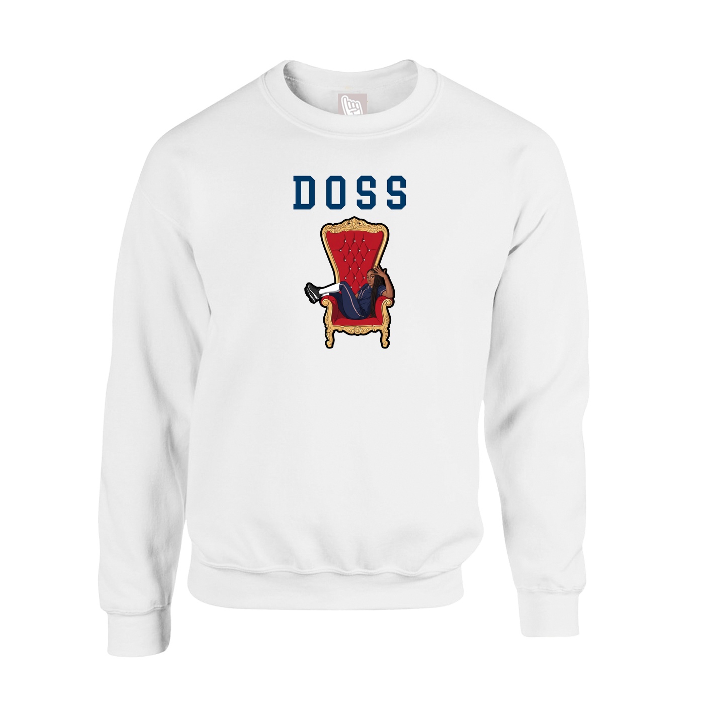 Fleece Crew — Shirsey in White