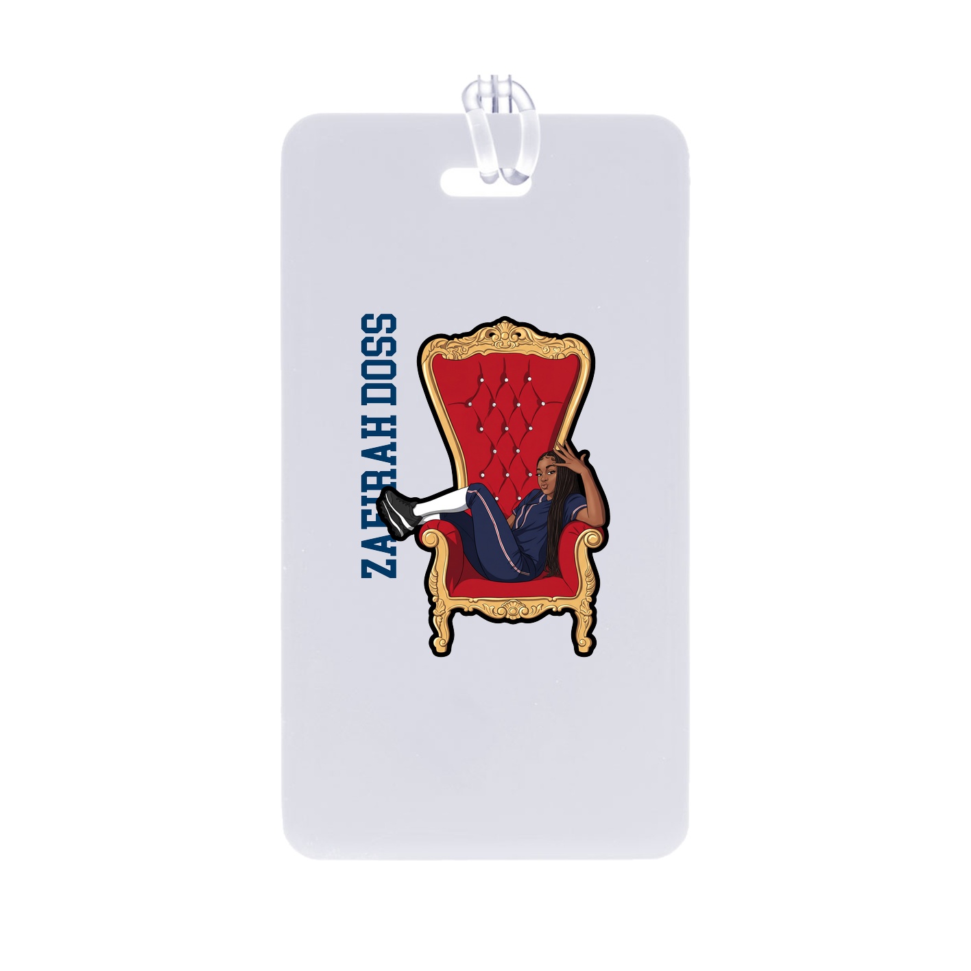 Bag Tag — Name Vertical in Classic