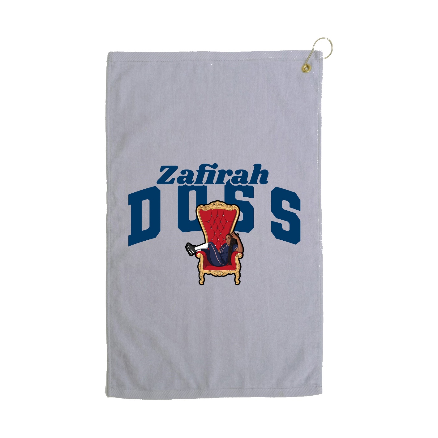 Golf Towel — Signature Arch in Grey