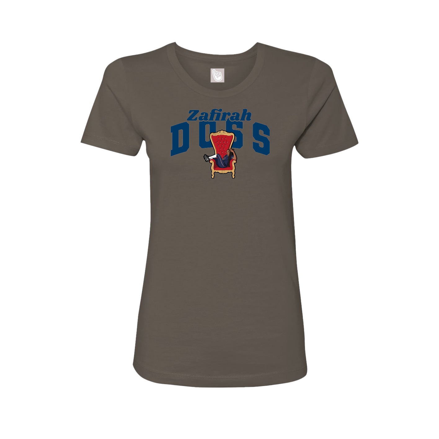 Womens Tee — Signature Arch in Grey