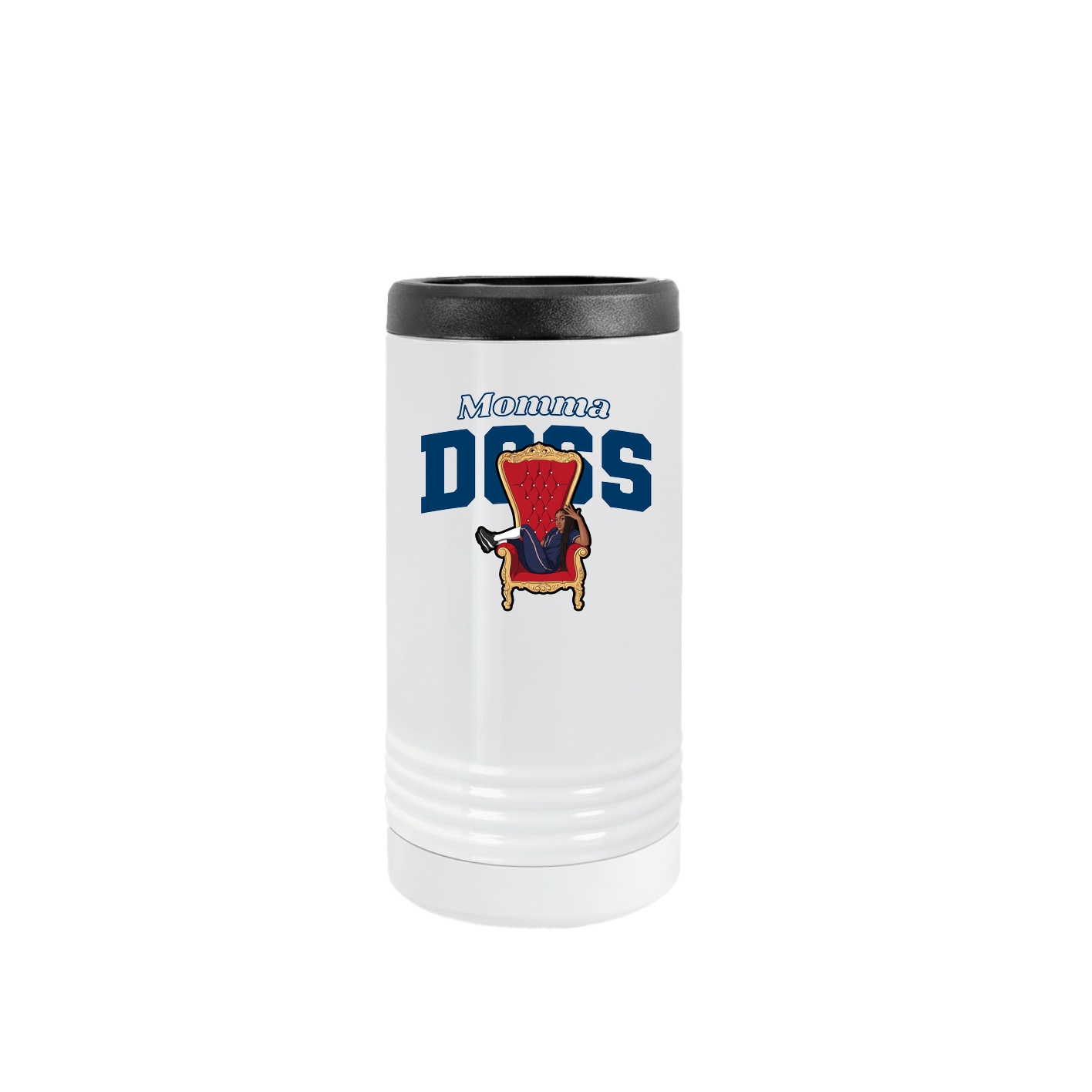 Slim Beverage Holder — Mothers Day Block in White
