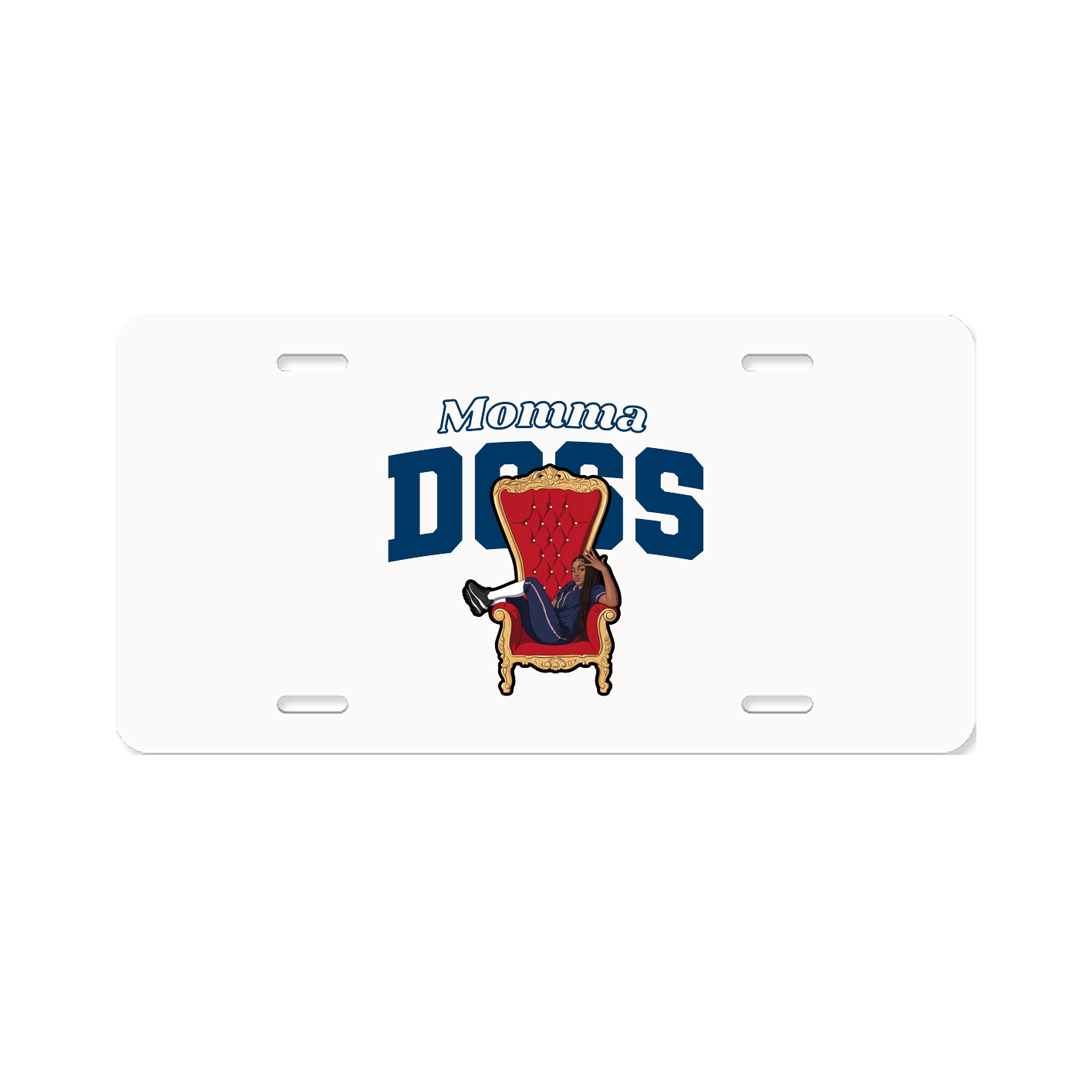 License Plate — Mothers Day Block in Classic