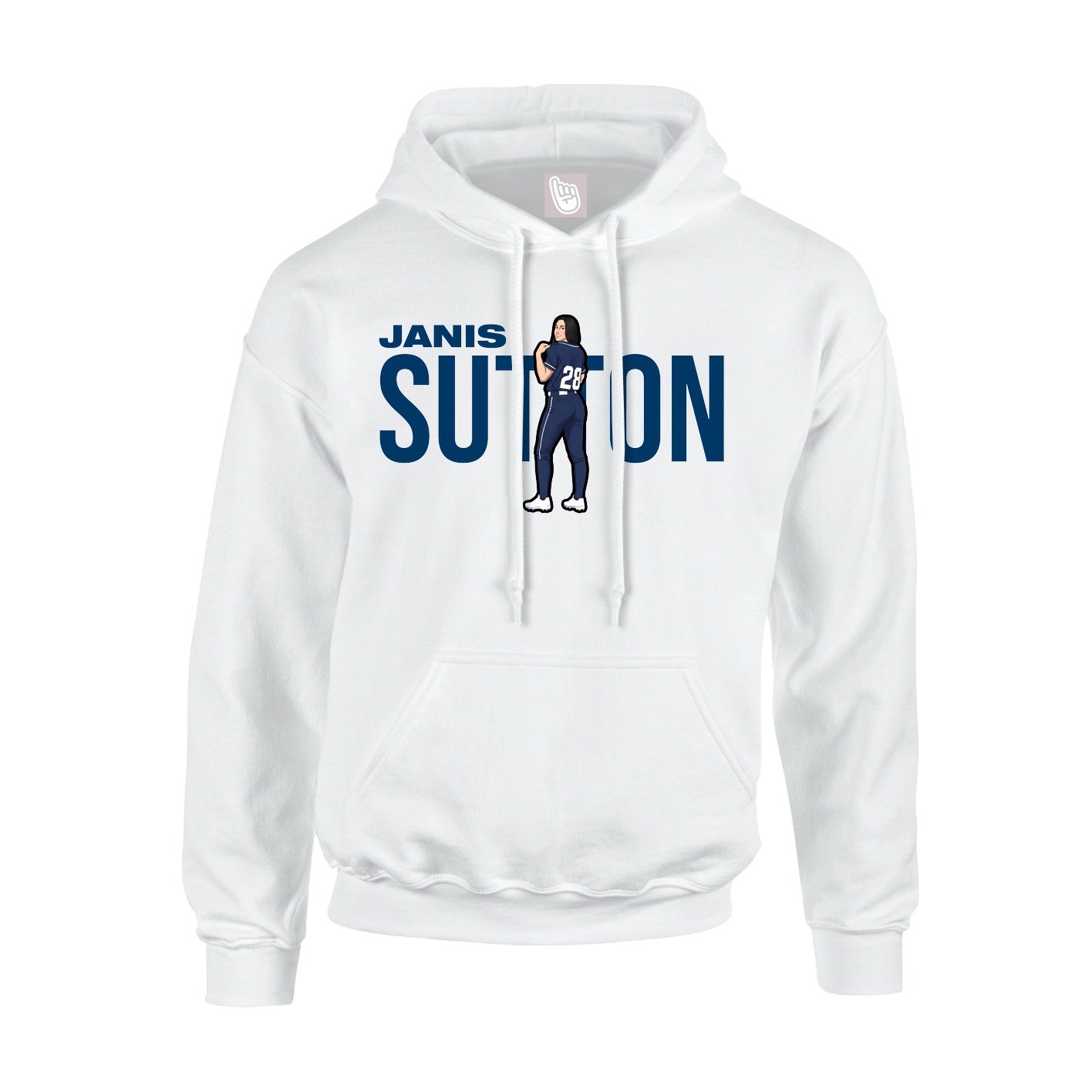 Hoodie — Player Name in White