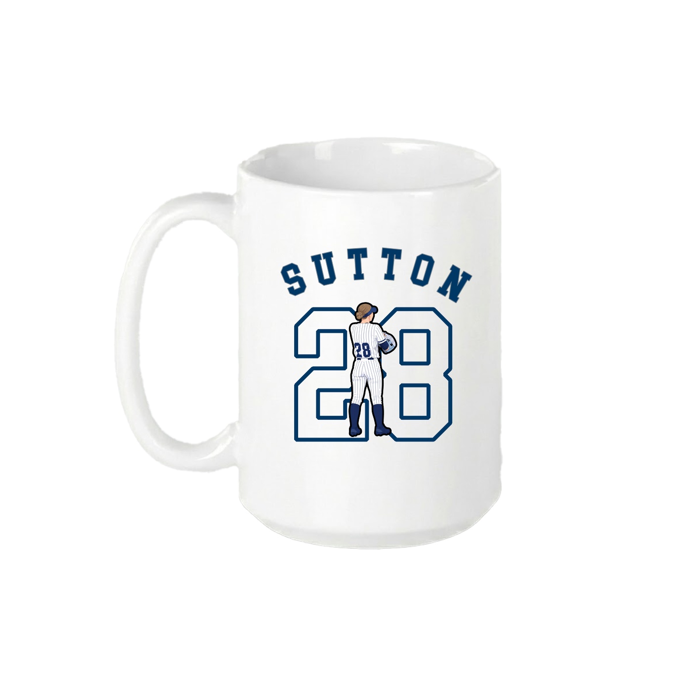 15oz Coffee Mug — Shirsey Arch in White