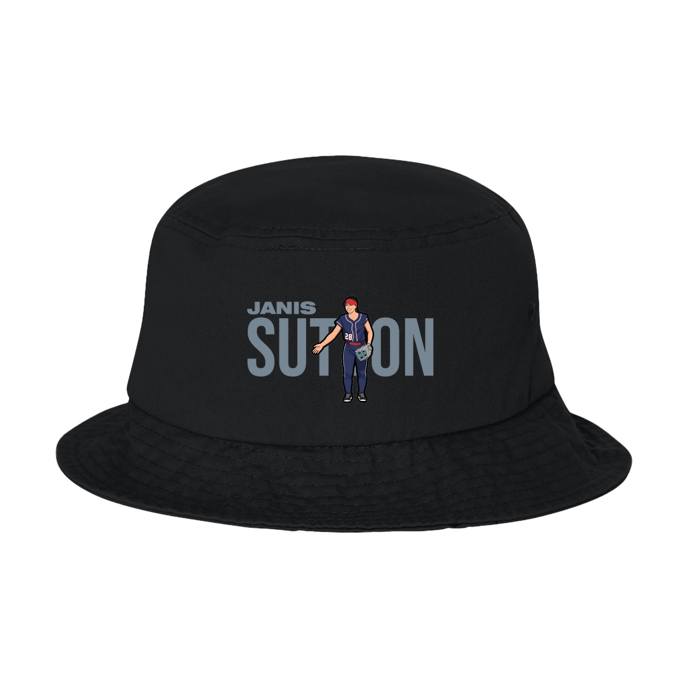 Bucket Cap — Player Name in Black