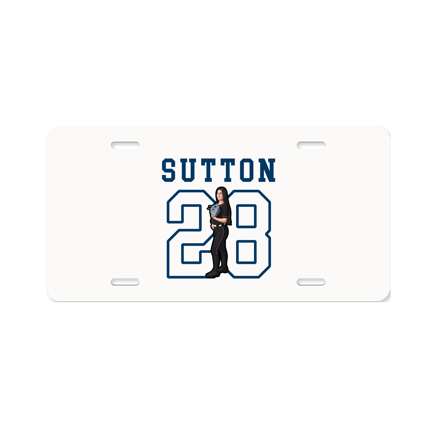 License Plate — Shirsey in Classic