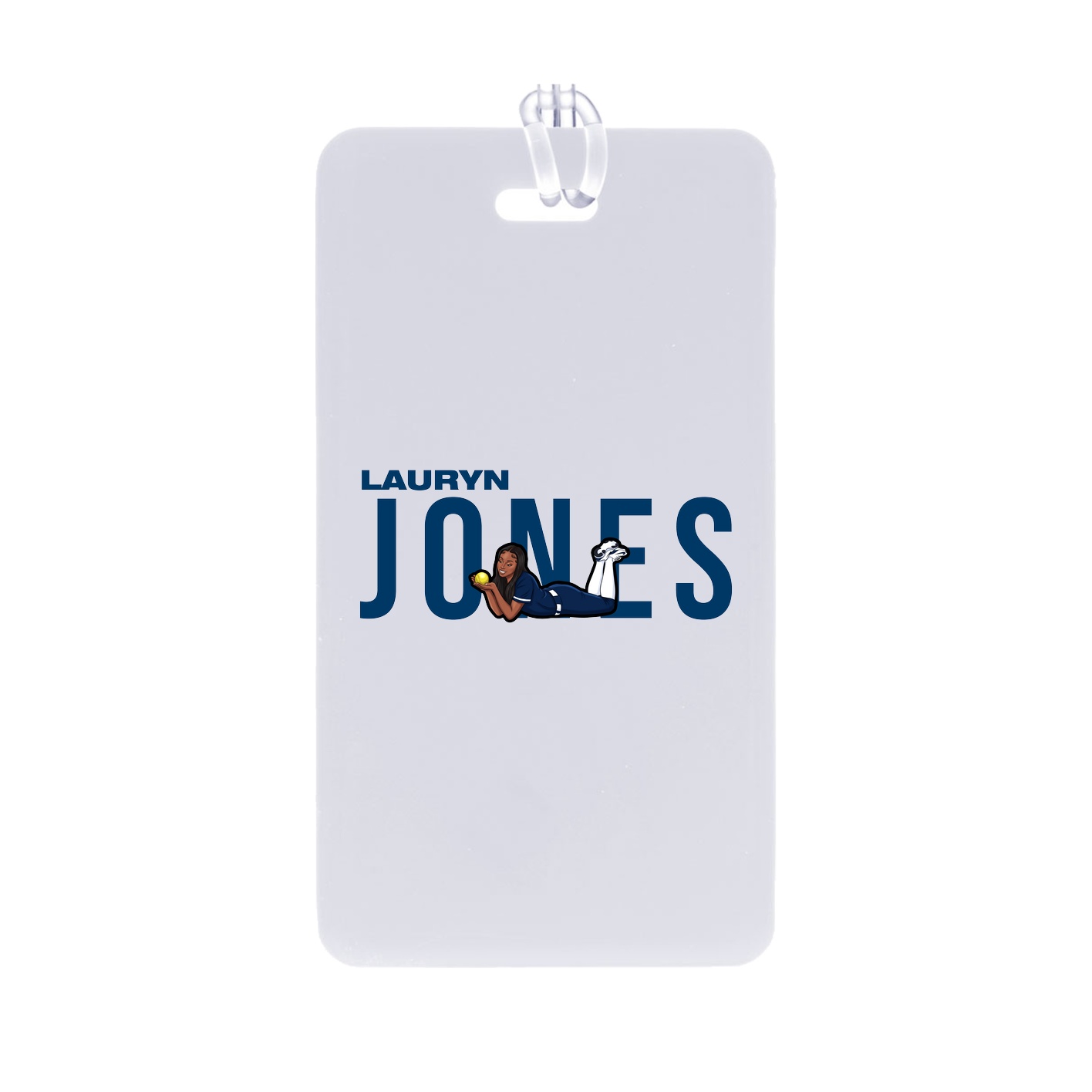 Bag Tag — Player Name in Classic