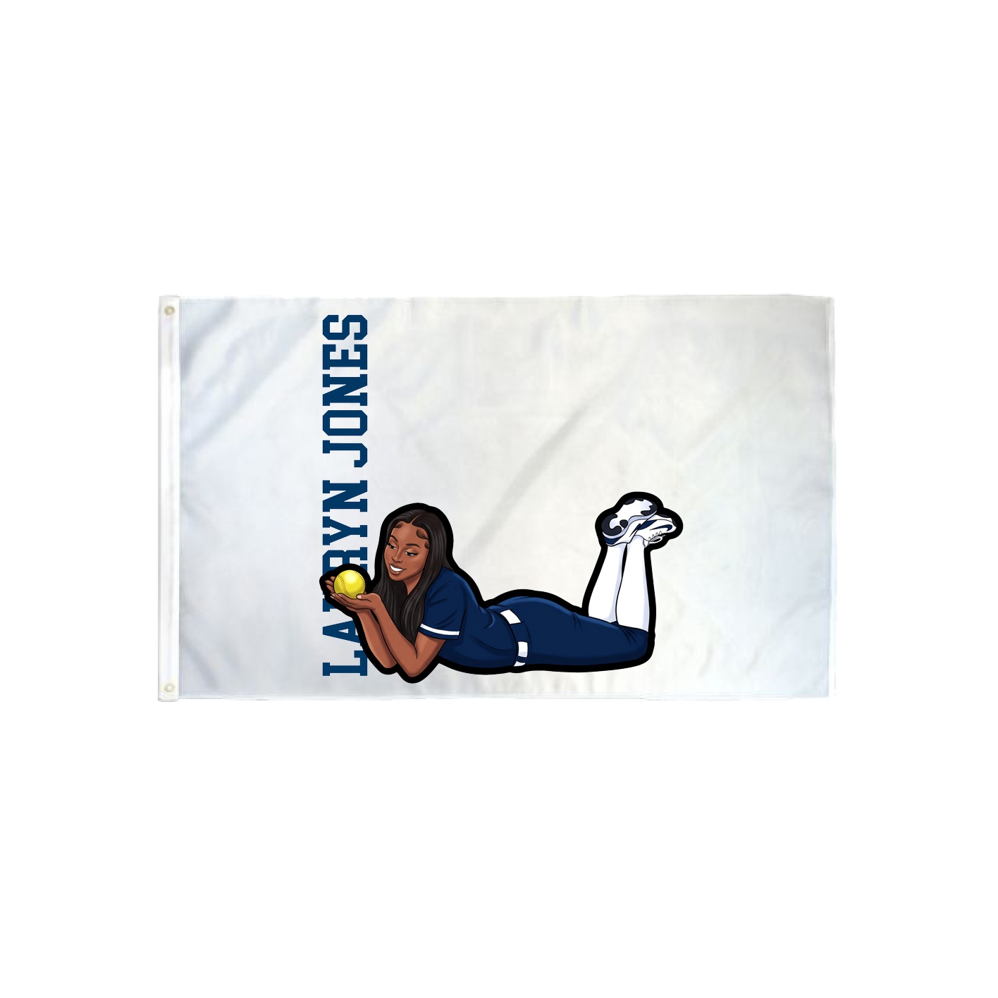 3x5 Flag — Name Vertical in Classic