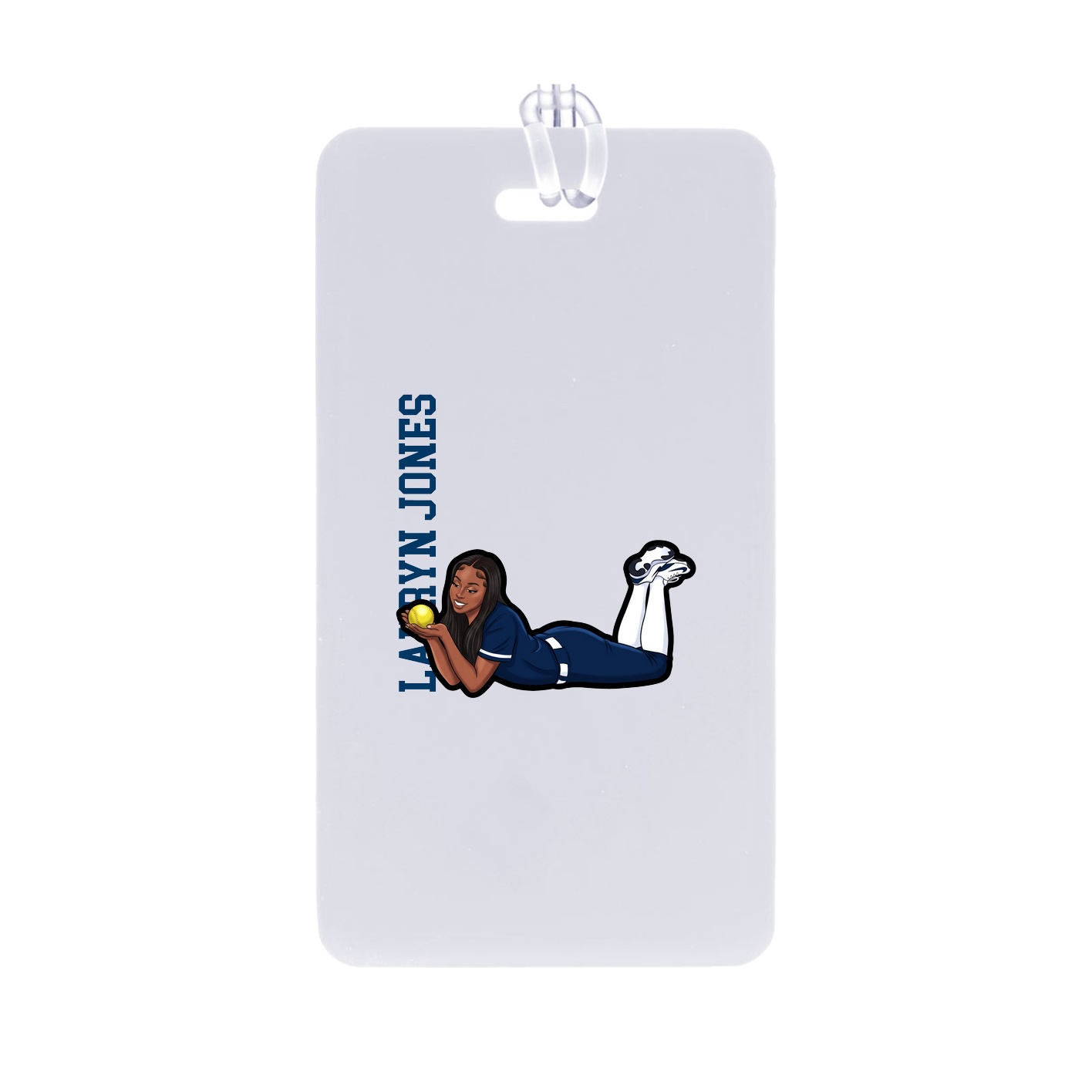 Bag Tag — Name Vertical in Classic