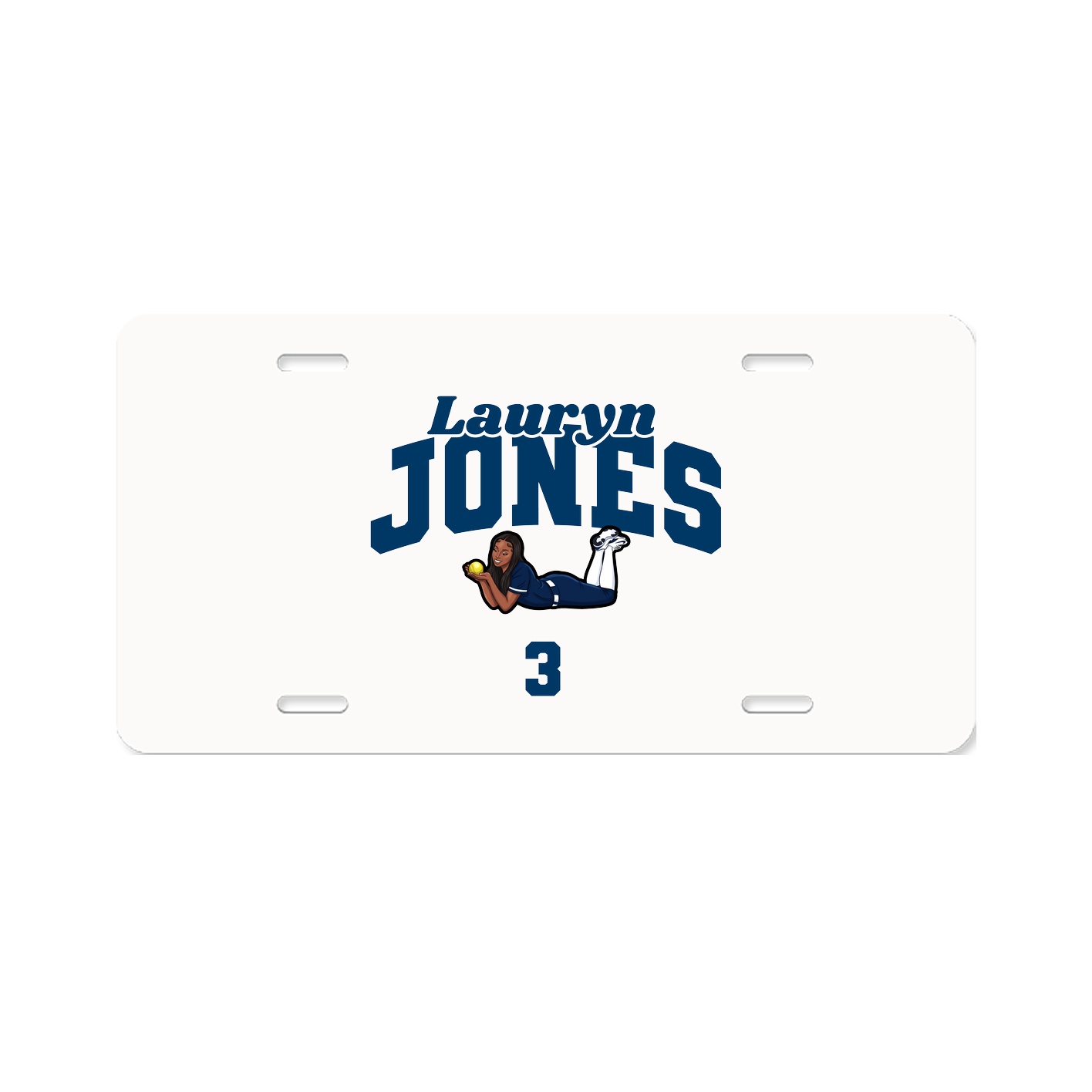 License Plate — Signature Arch in Classic