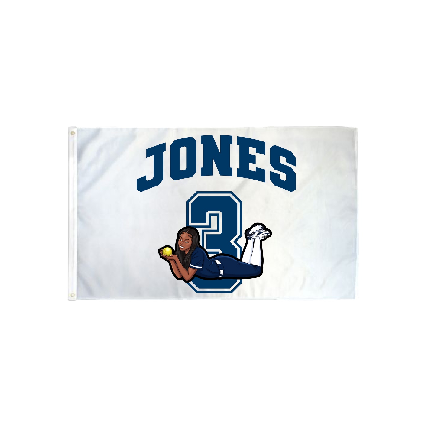 3x5 Flag — Number in Classic