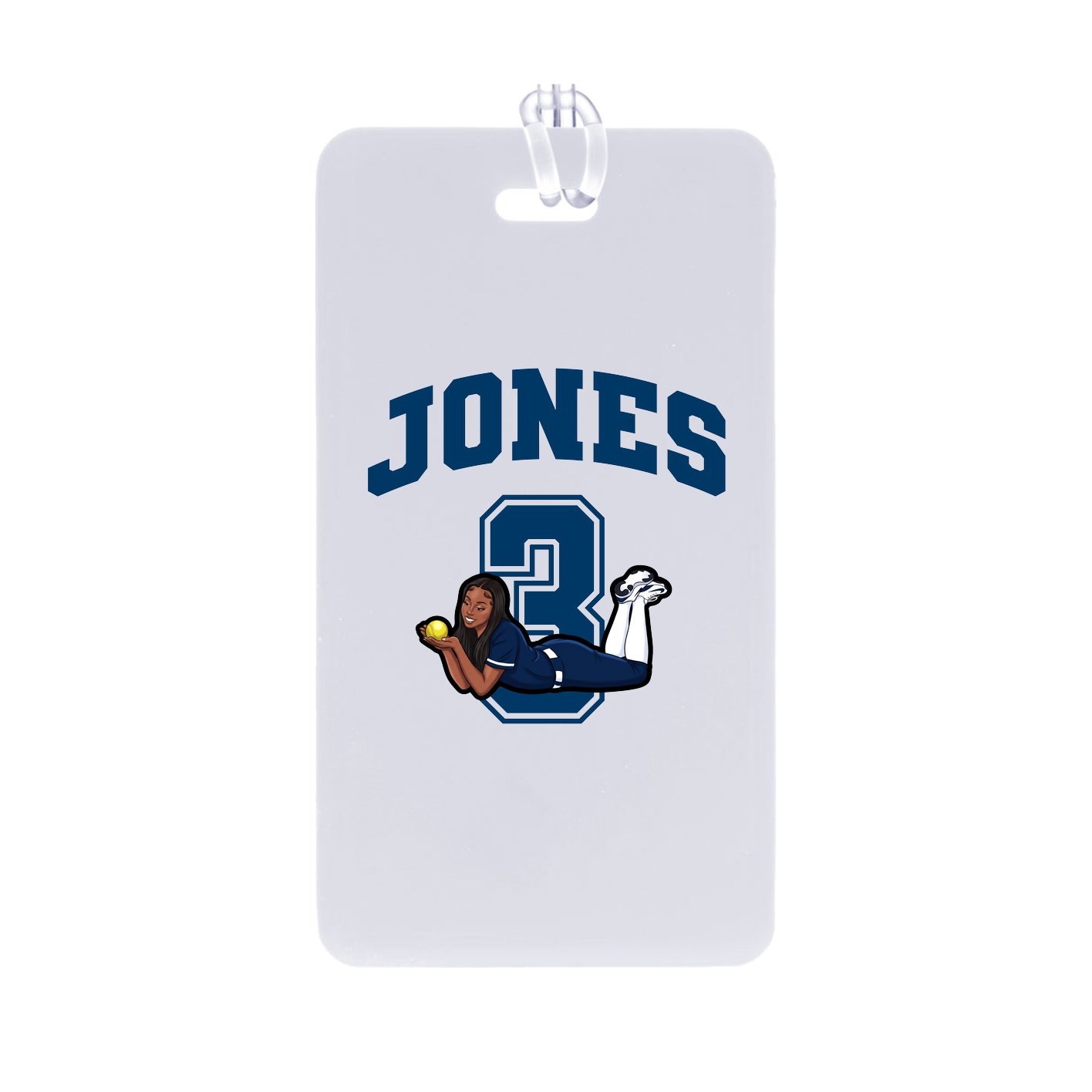 Bag Tag — Number in Classic