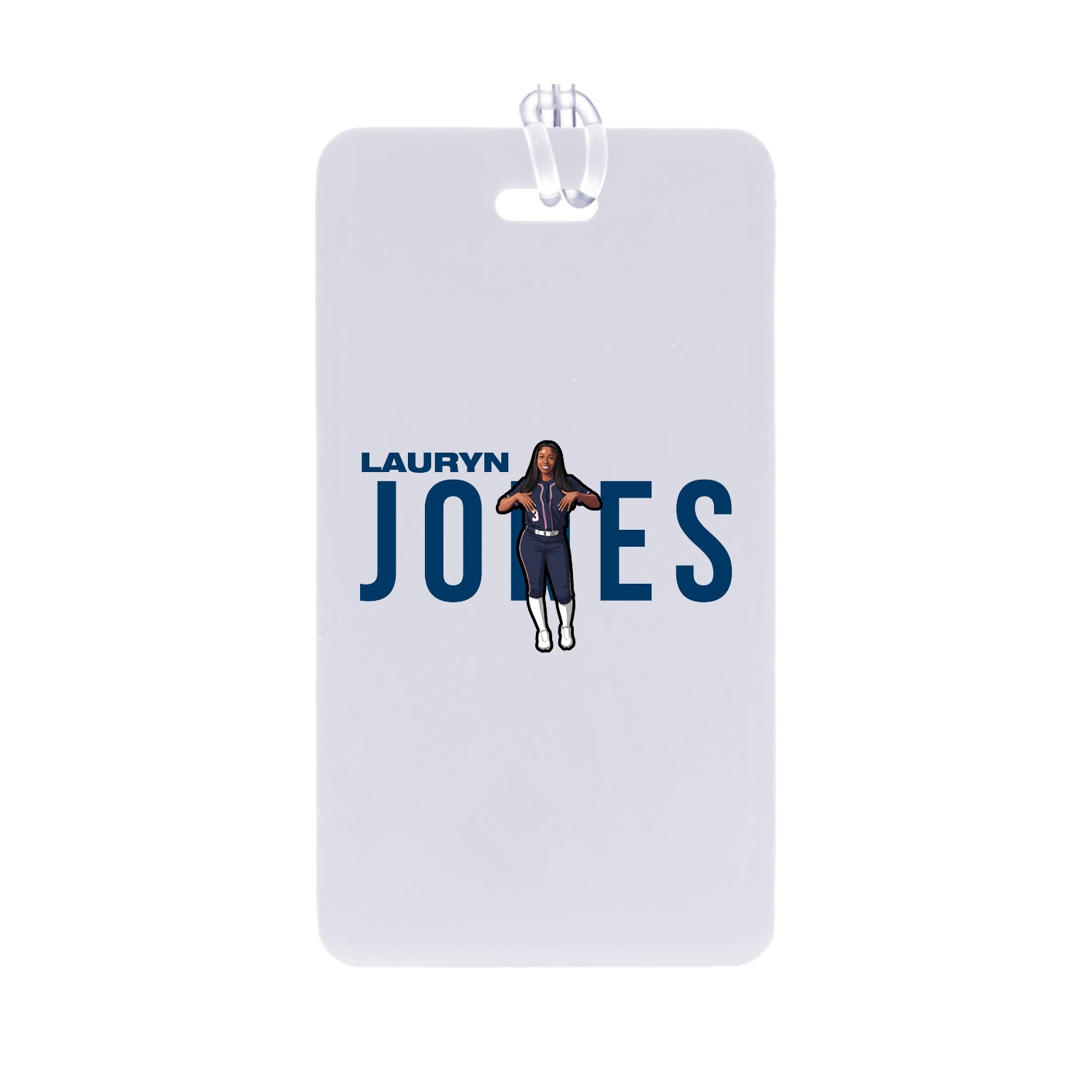 Bag Tag — Player Name in Classic