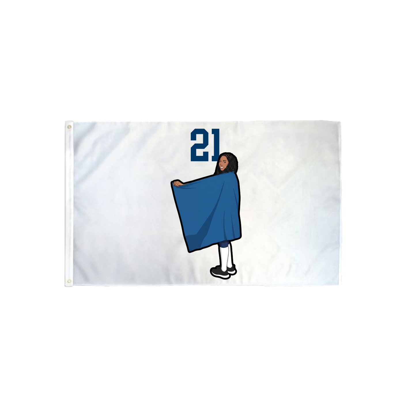 3x5 Flag — Number Top in Classic