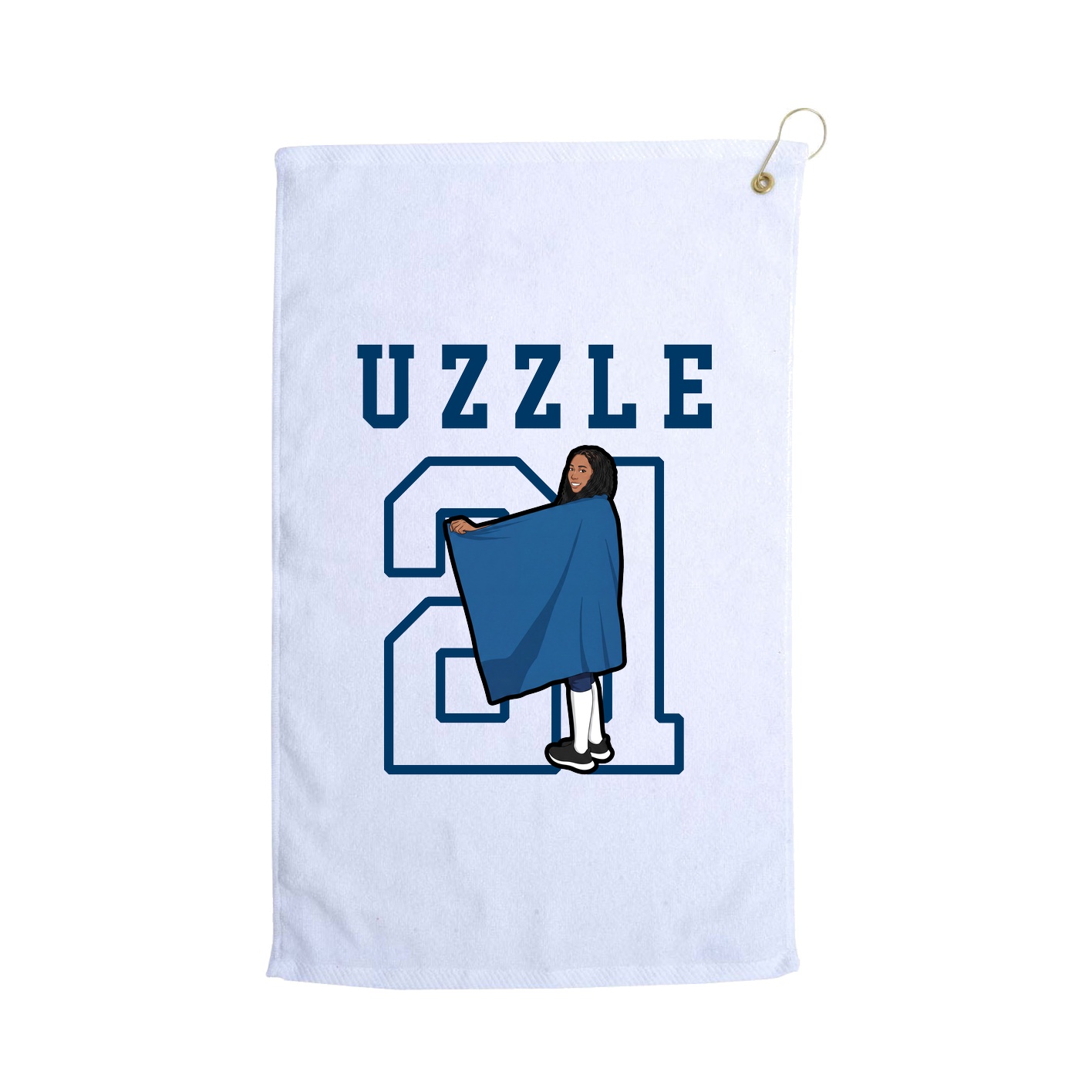 Golf Towel — Shirsey in White