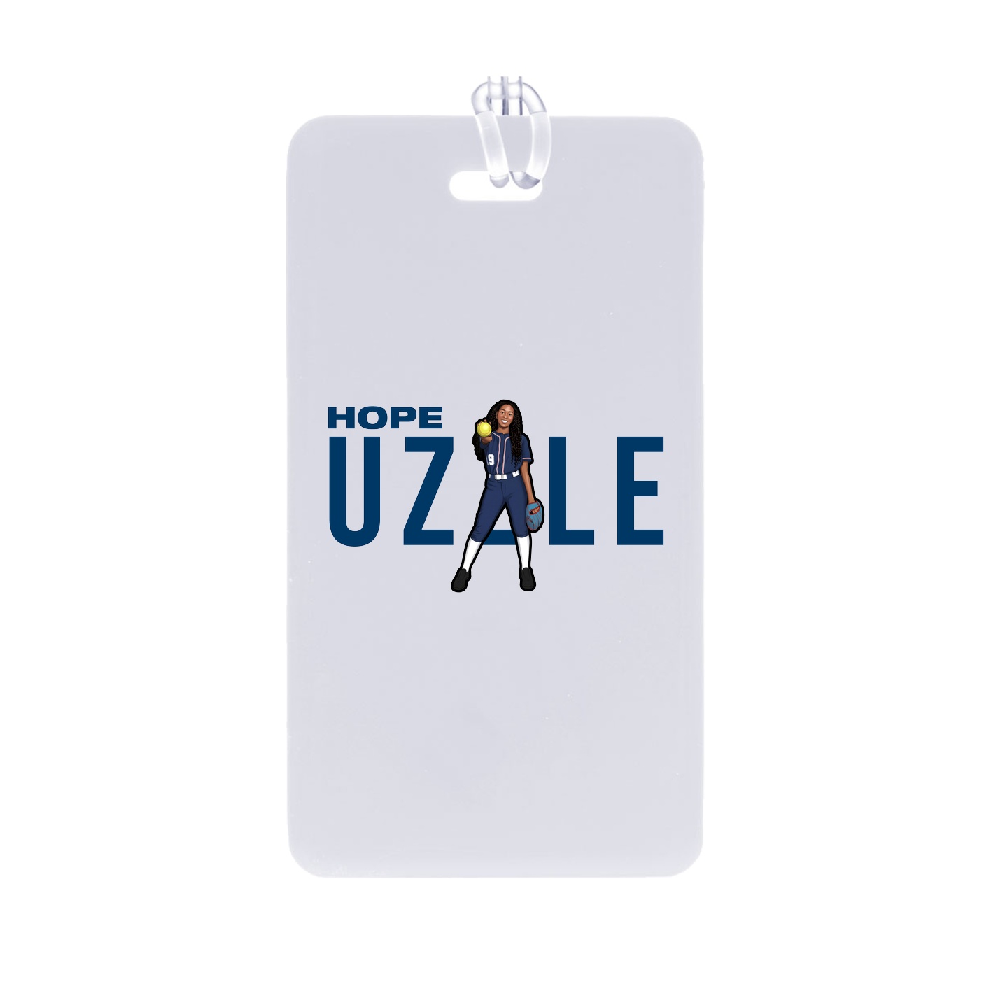 Bag Tag — Player Name in Classic