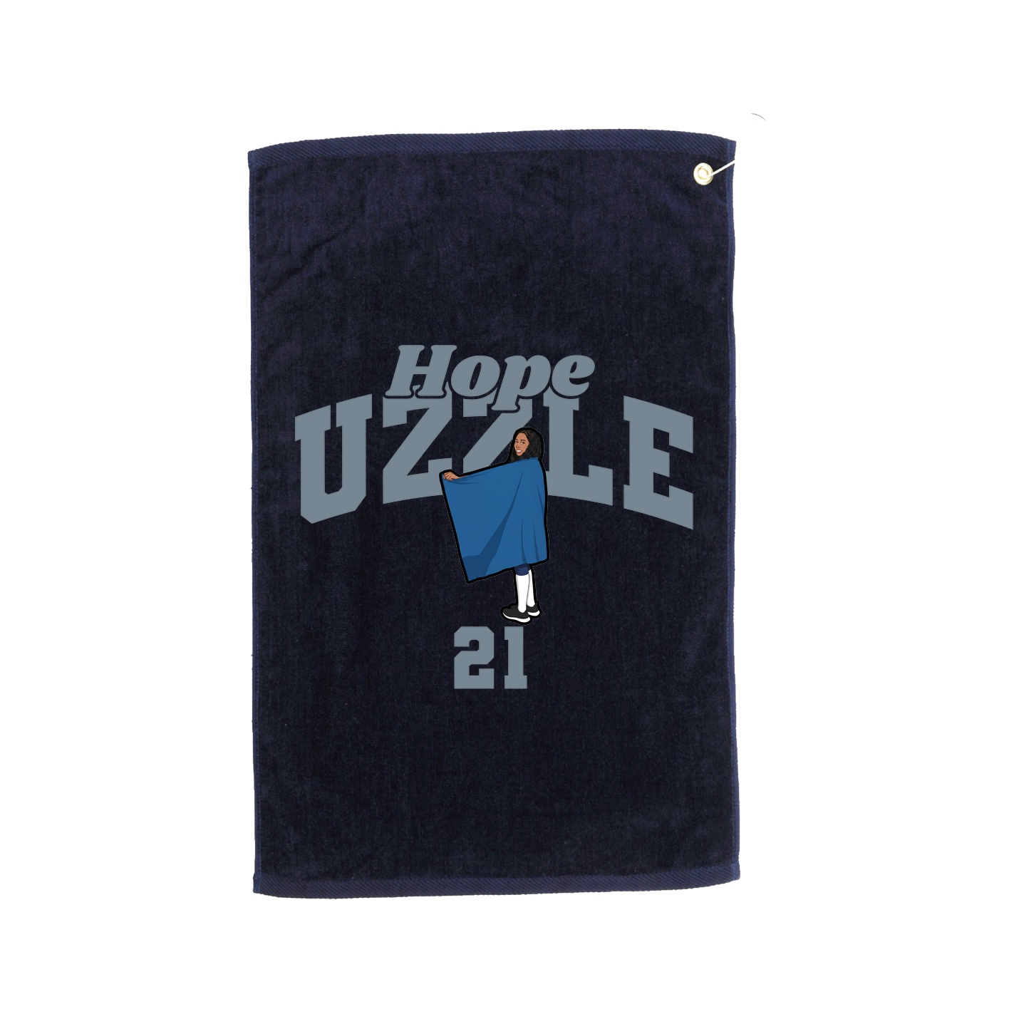 Golf Towel — Signature Arch in Navy