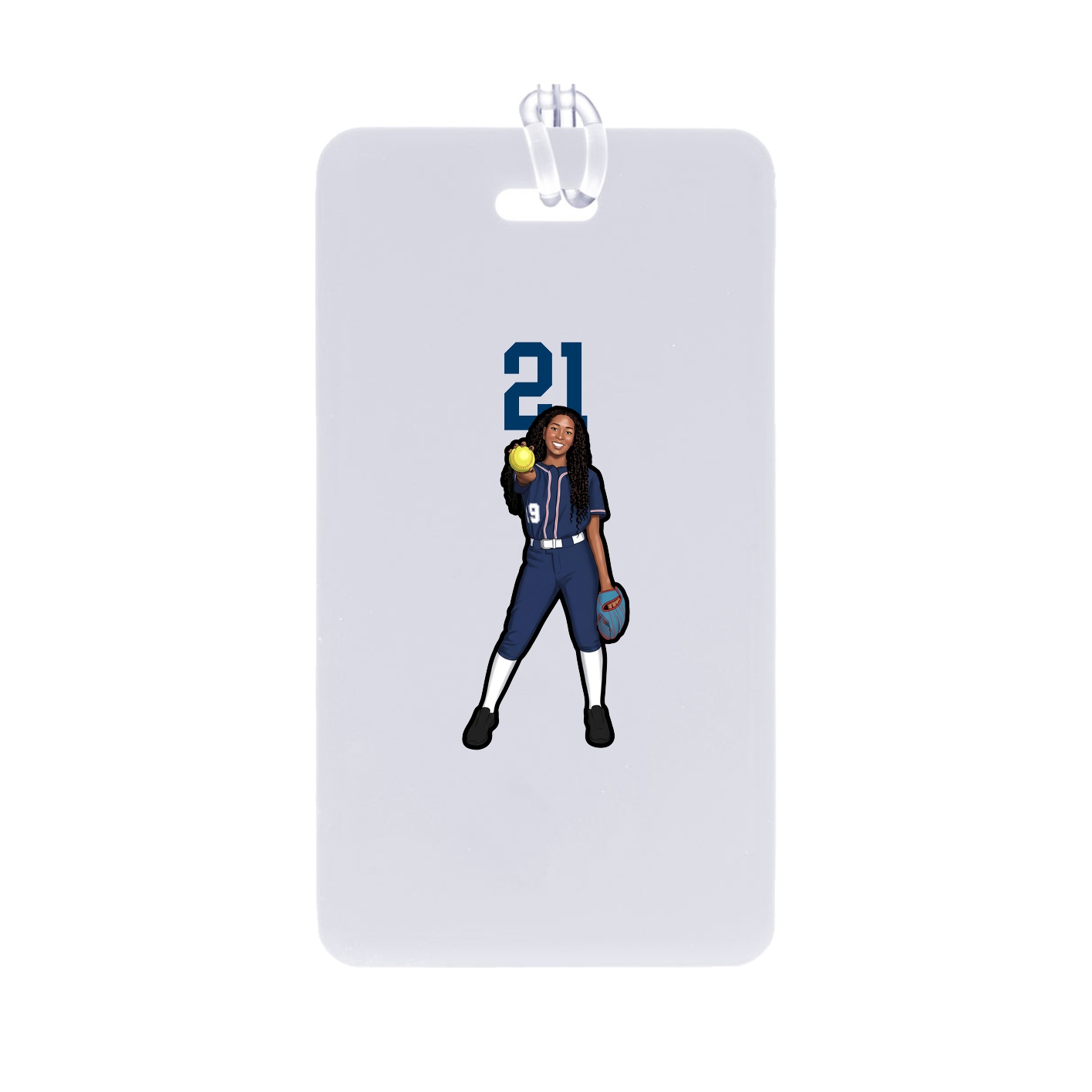 Bag Tag — Number Top in Classic