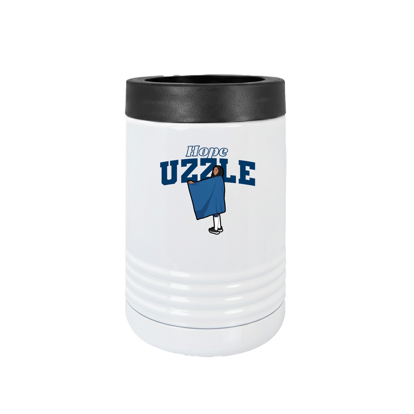 Beverage Holder — Name Arch in White