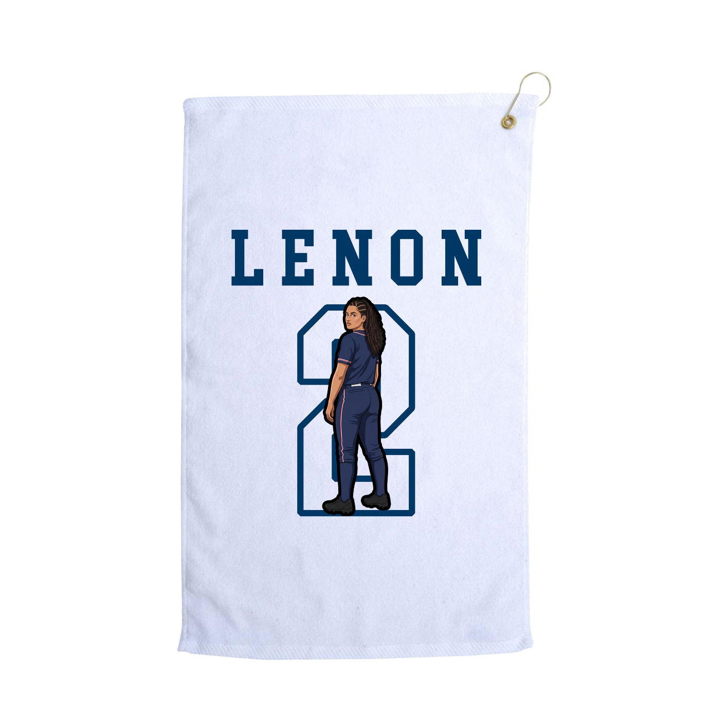 Golf Towel — Shirsey in White