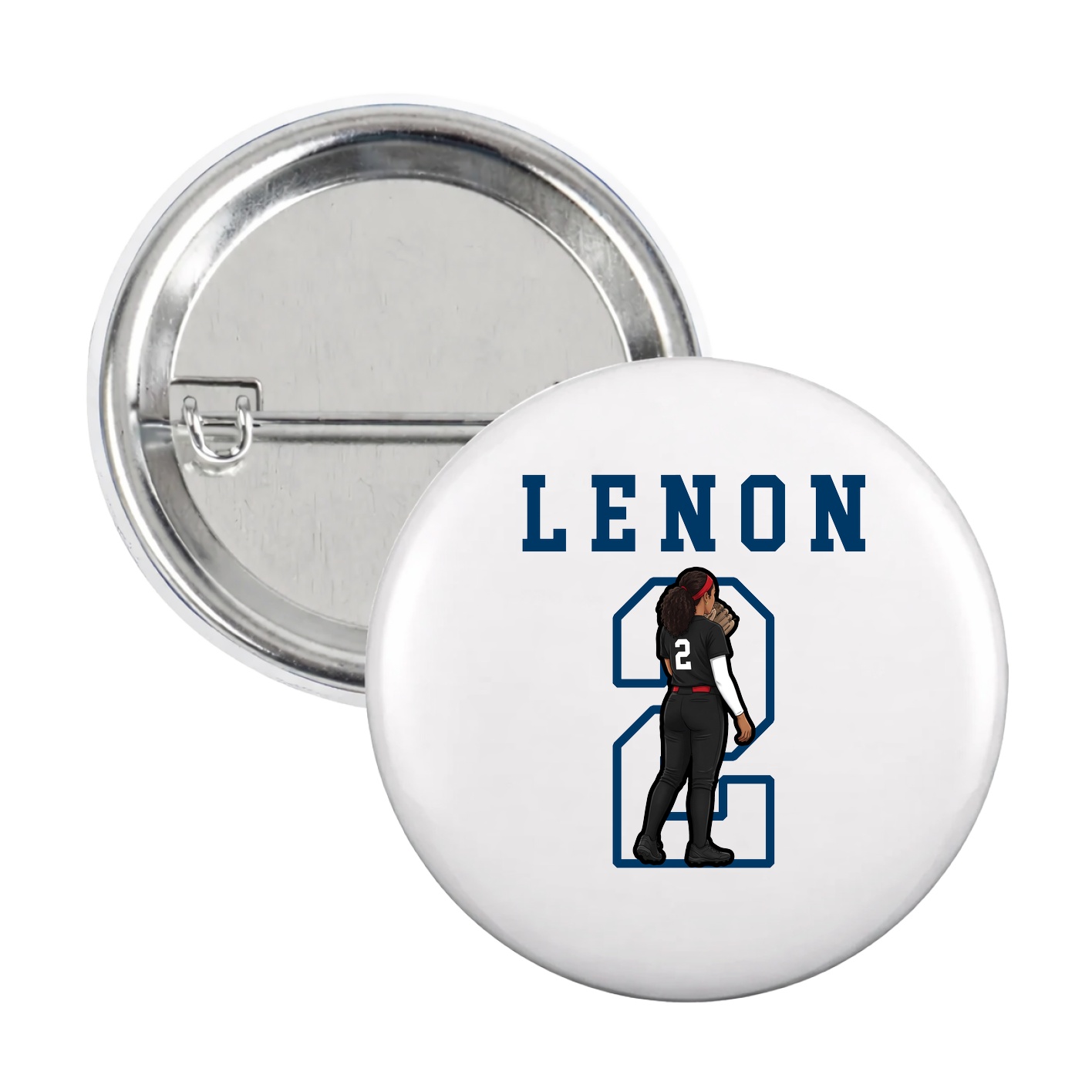 Game Day Button — Shirsey in White