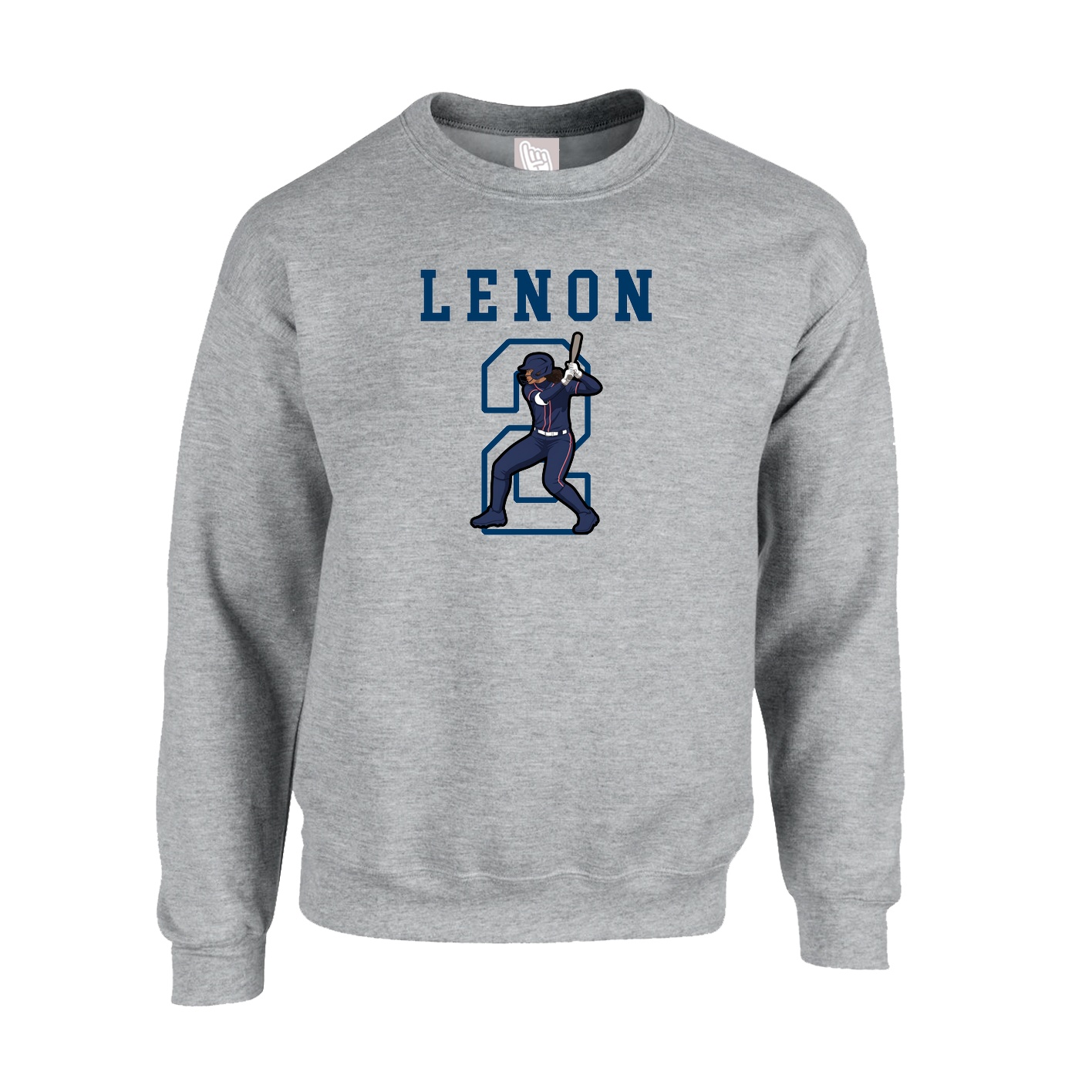 Fleece Crew — Shirsey in Grey