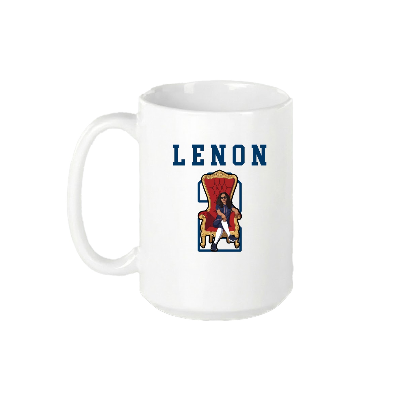 15oz Coffee Mug — Shirsey in White
