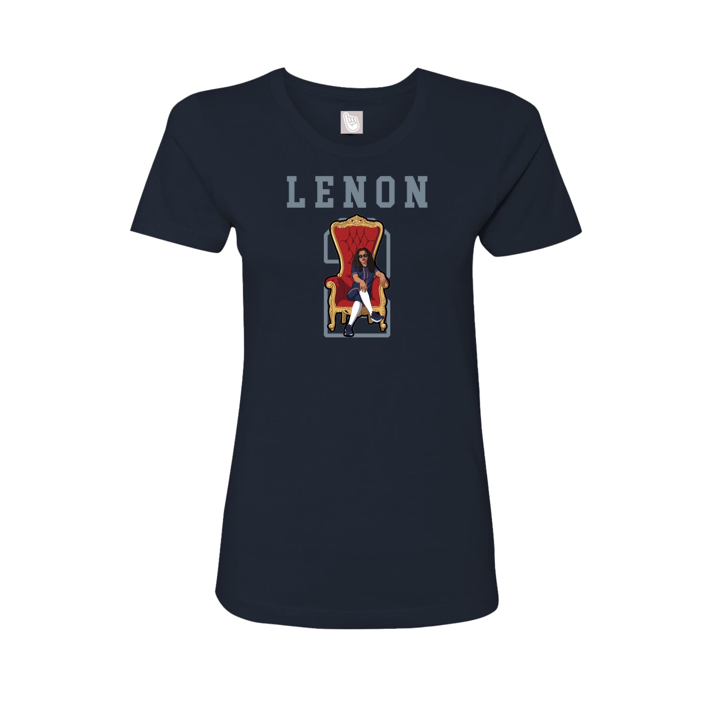 Fitted Women's Tee — Shirsey in Navy