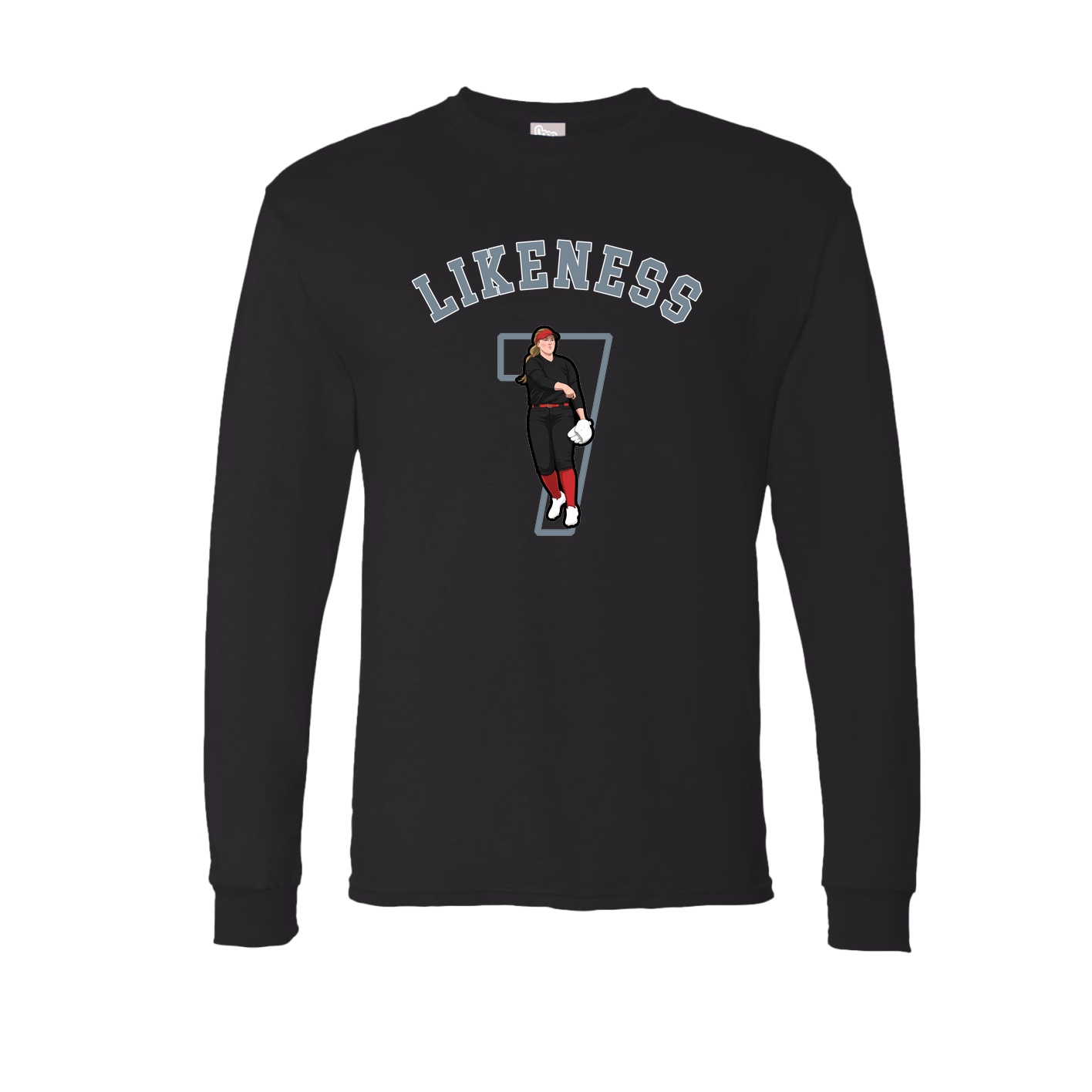 Long Sleeve Tee — Shirsey Arch in Black