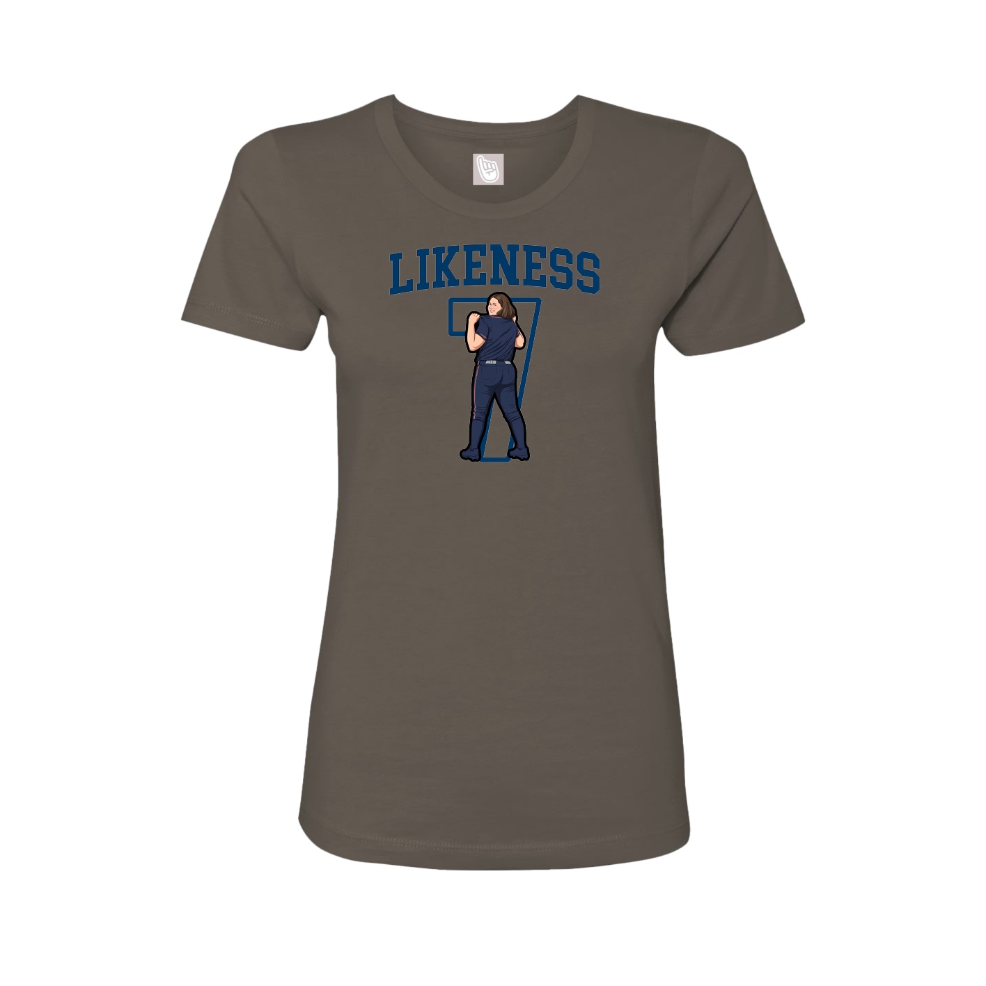 Fitted Women's Tee — Shirsey in Grey